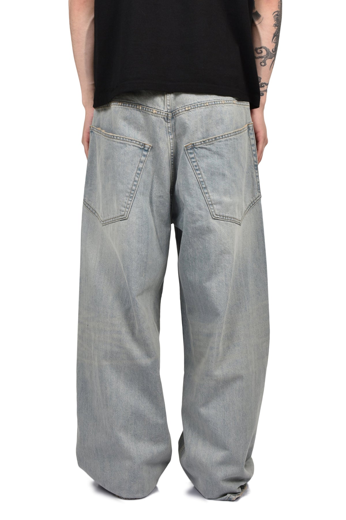 Protocol Index プロトコル一覧 【本物保証】 デニムパンツ ストリート系 メンズ RETRO DENIM PANTS / BLU
