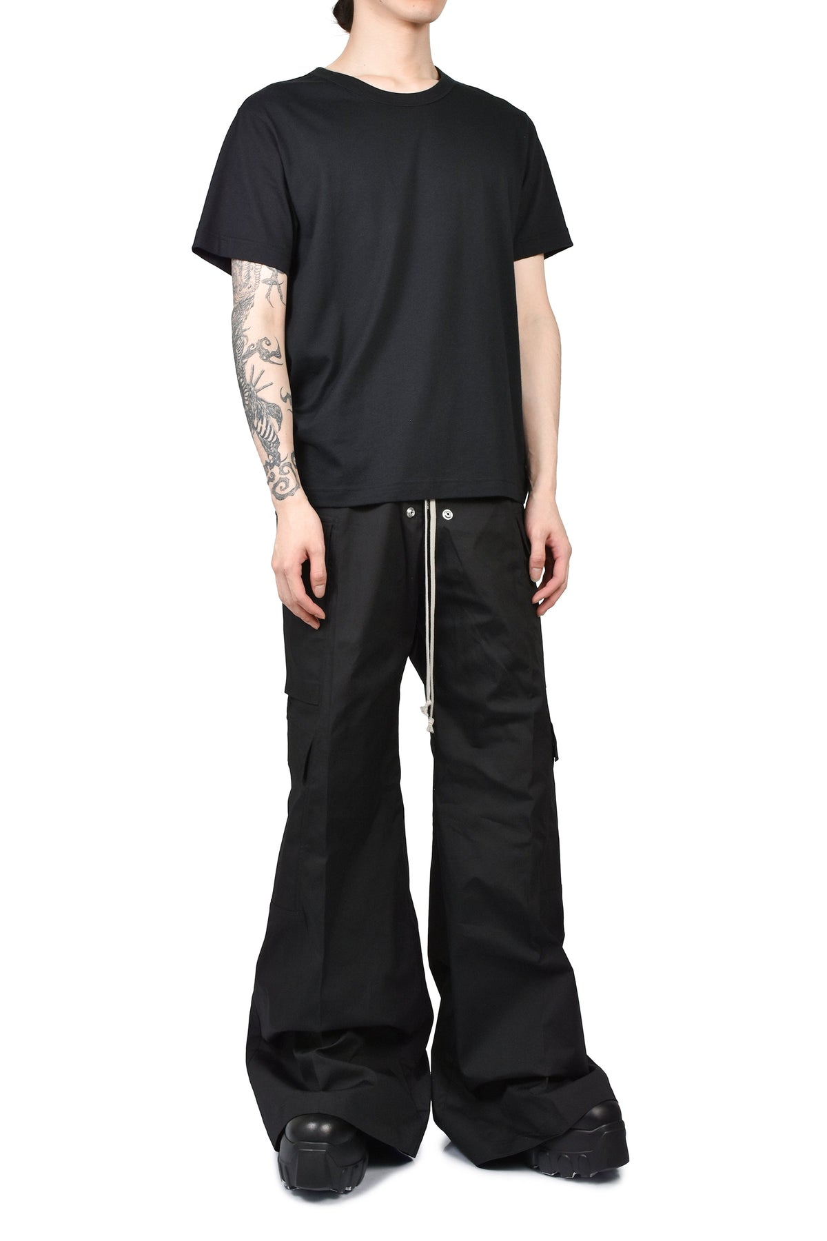 Rick Owens リックオウエンス 【本物保証】 パンツ、ストリートスタイル、メンズ CARGOBELAS / BLK