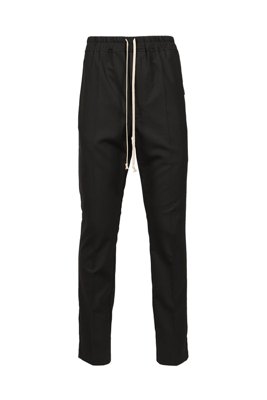 Rick Owens リックオウエンス 【本物保証】 スウェットパンツ、ストリートスタイル、メンズ   DRAWSTRING SLIM LONG / BLK