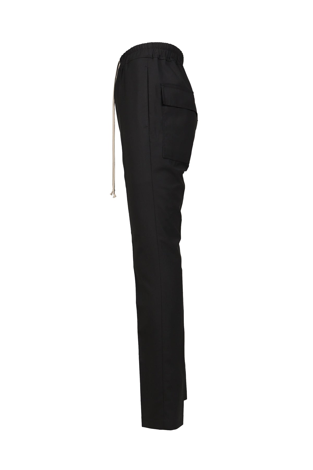 Rick Owens リックオウエンス 【本物保証】 スウェットパンツ、ストリートスタイル、メンズ   DRAWSTRING SLIM LONG / BLK