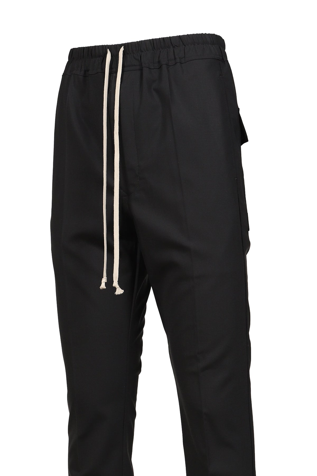 Rick Owens リックオウエンス 【本物保証】 スウェットパンツ、ストリートスタイル、メンズ   DRAWSTRING SLIM LONG / BLK
