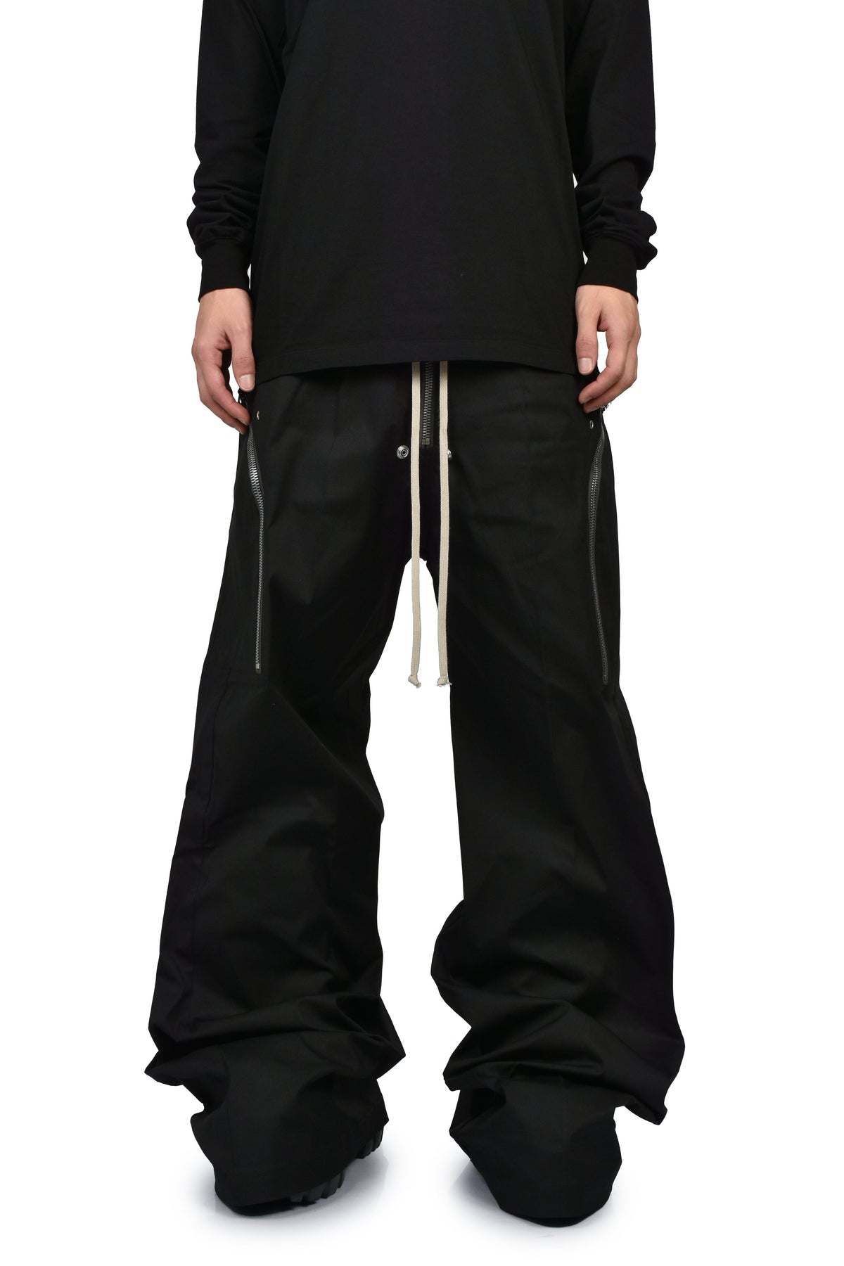 Rick Owens リックオウエンス 【本物保証】 パンツ、ストリートスタイル、メンズ  HEIZER BELAS / BLK