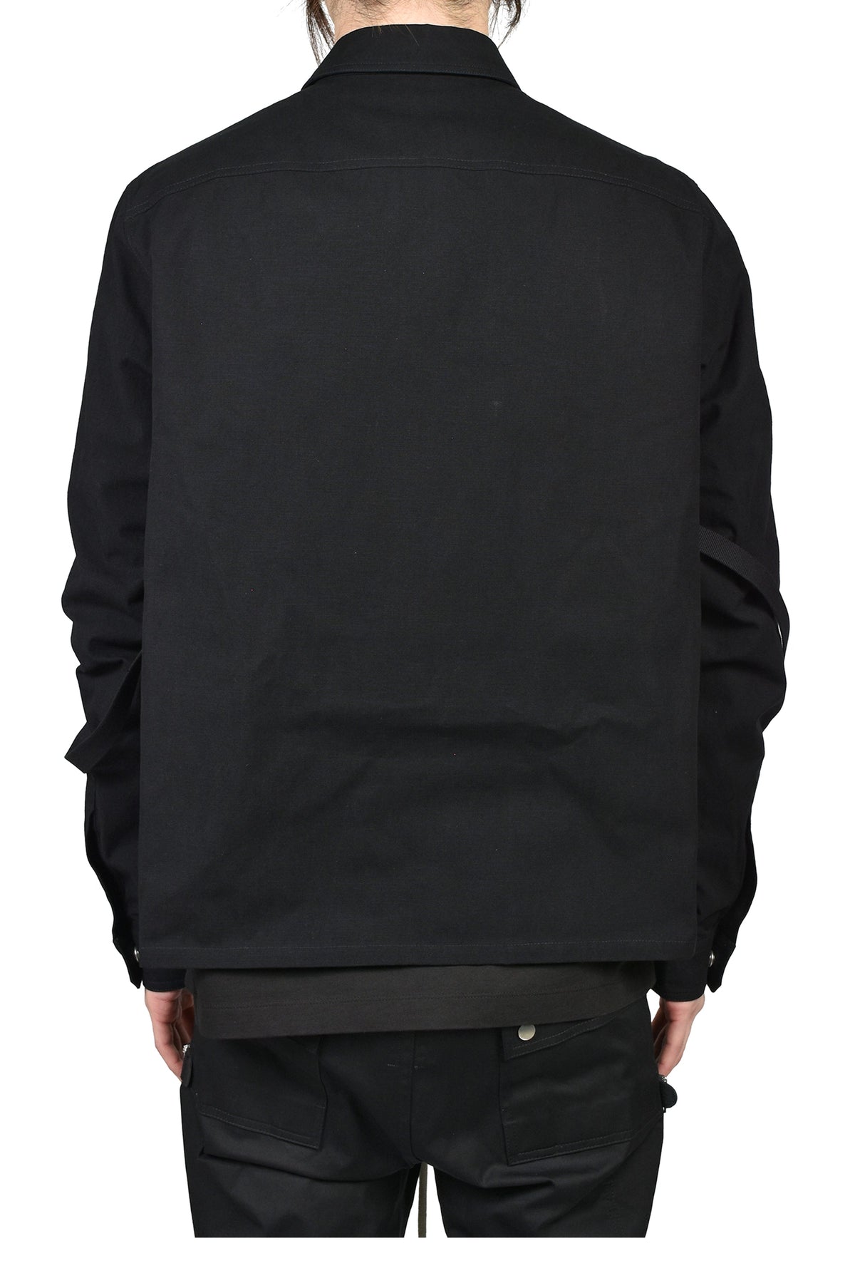 Rick Owens アンファン リッシュ デプリメ【本物保証】 シャツ、ストリートスタイル、メンズROWLAND SHIRT / BLK