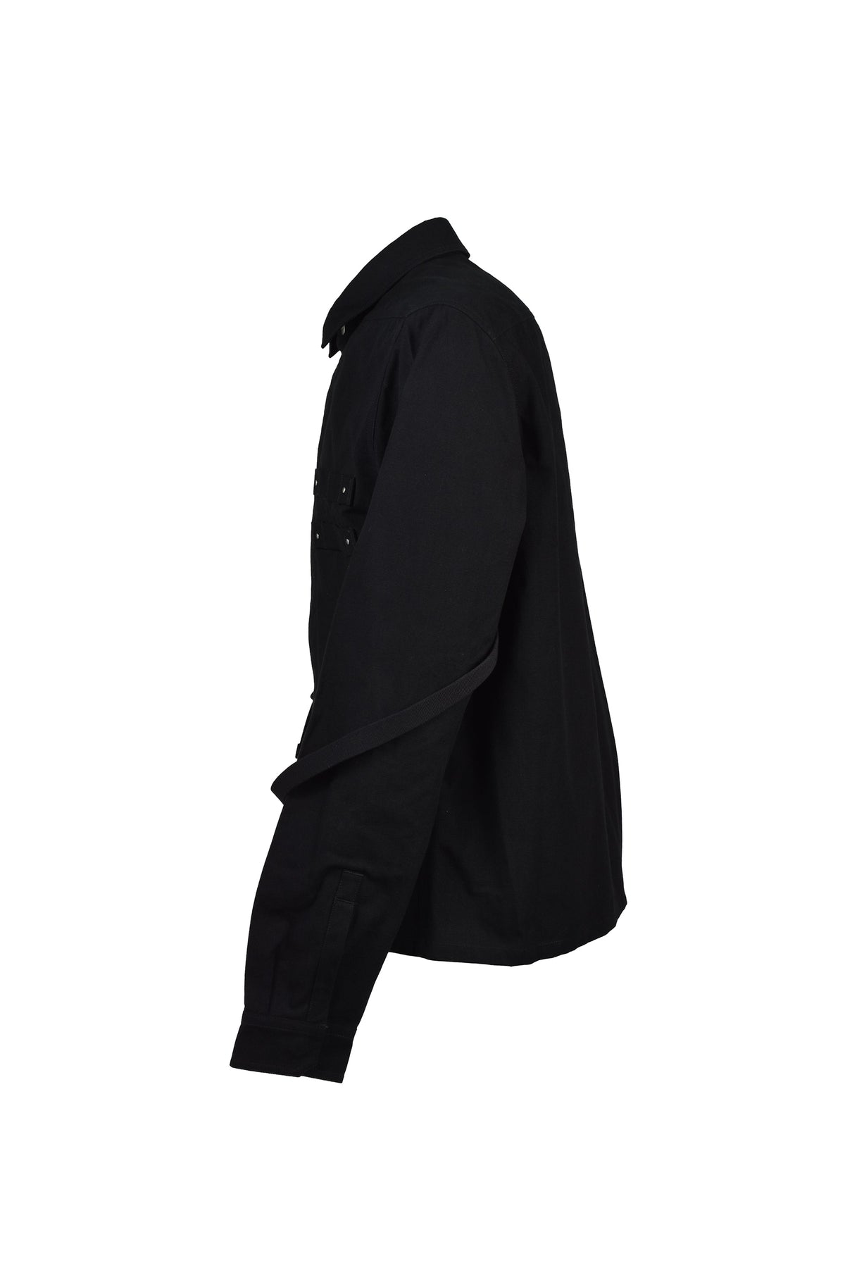 Rick Owens アンファン リッシュ デプリメ【本物保証】 シャツ、ストリートスタイル、メンズROWLAND SHIRT / BLK