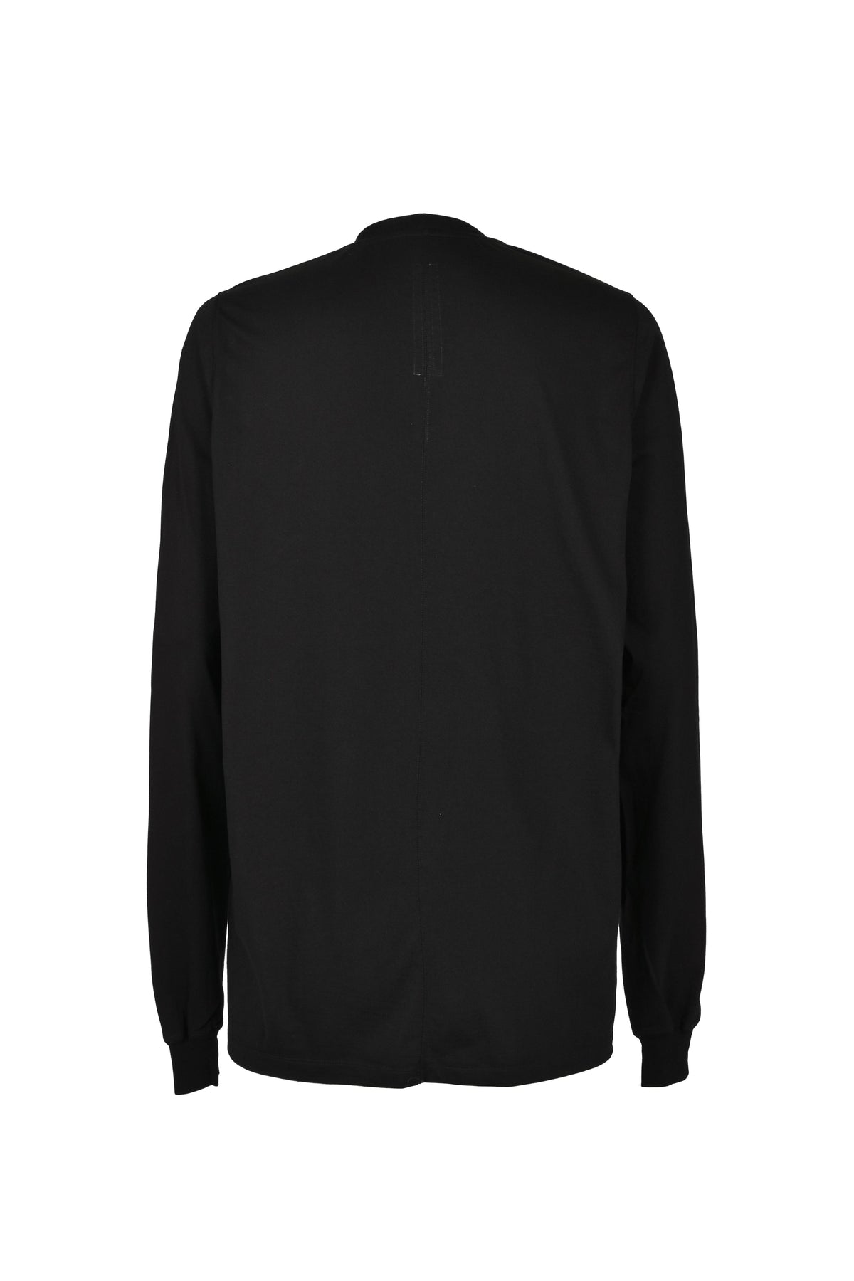 Rick Owens リックオウエンス 【本物保証】Tシャツ、ストリートスタイル、メンズ SHORT CREWNECK LS T / BLK