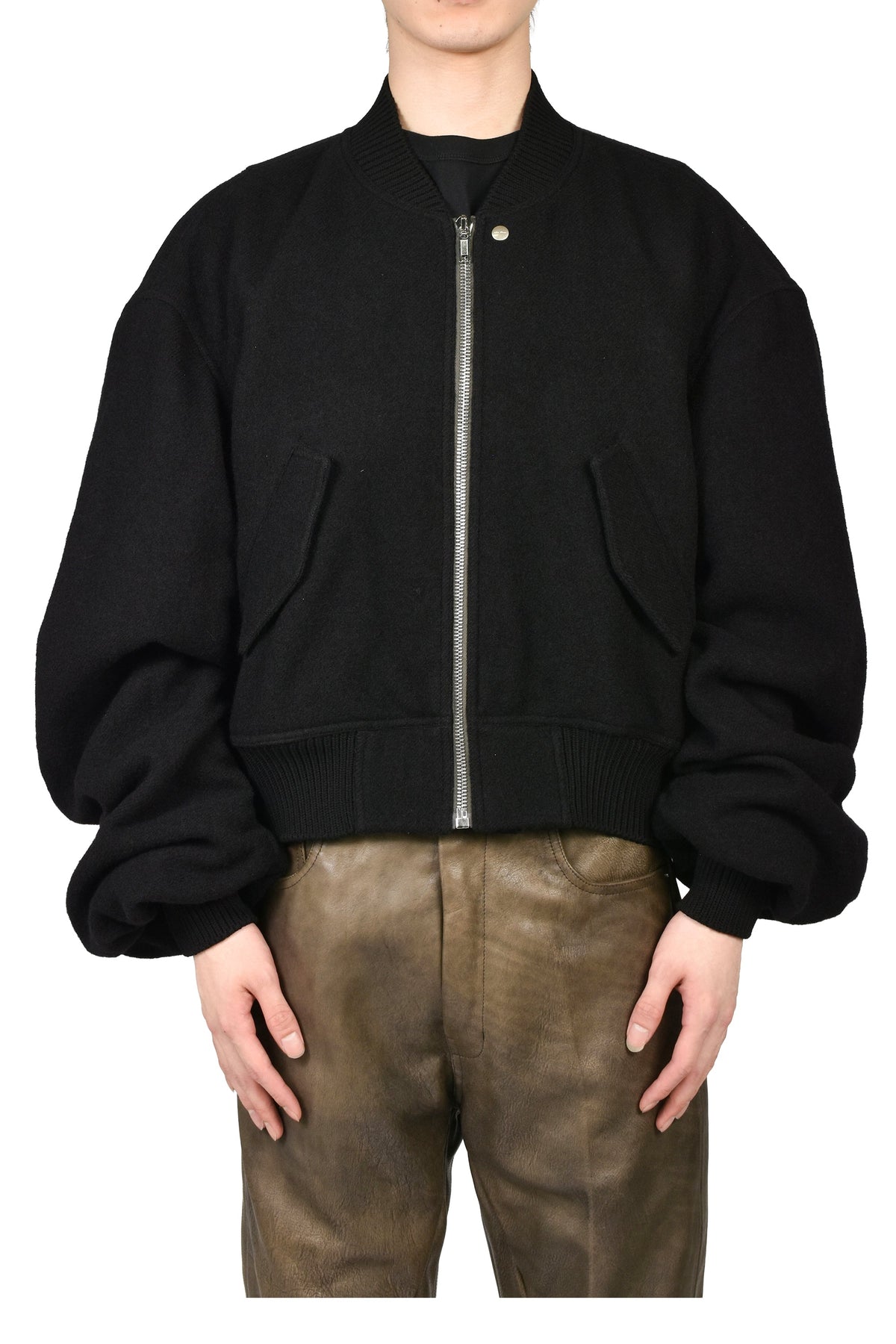 Rick Owens リックオウエンス 【本物保証】 ジャケット、ストリートスタイル、メンズ SECCHIA FLIGHT / BLK