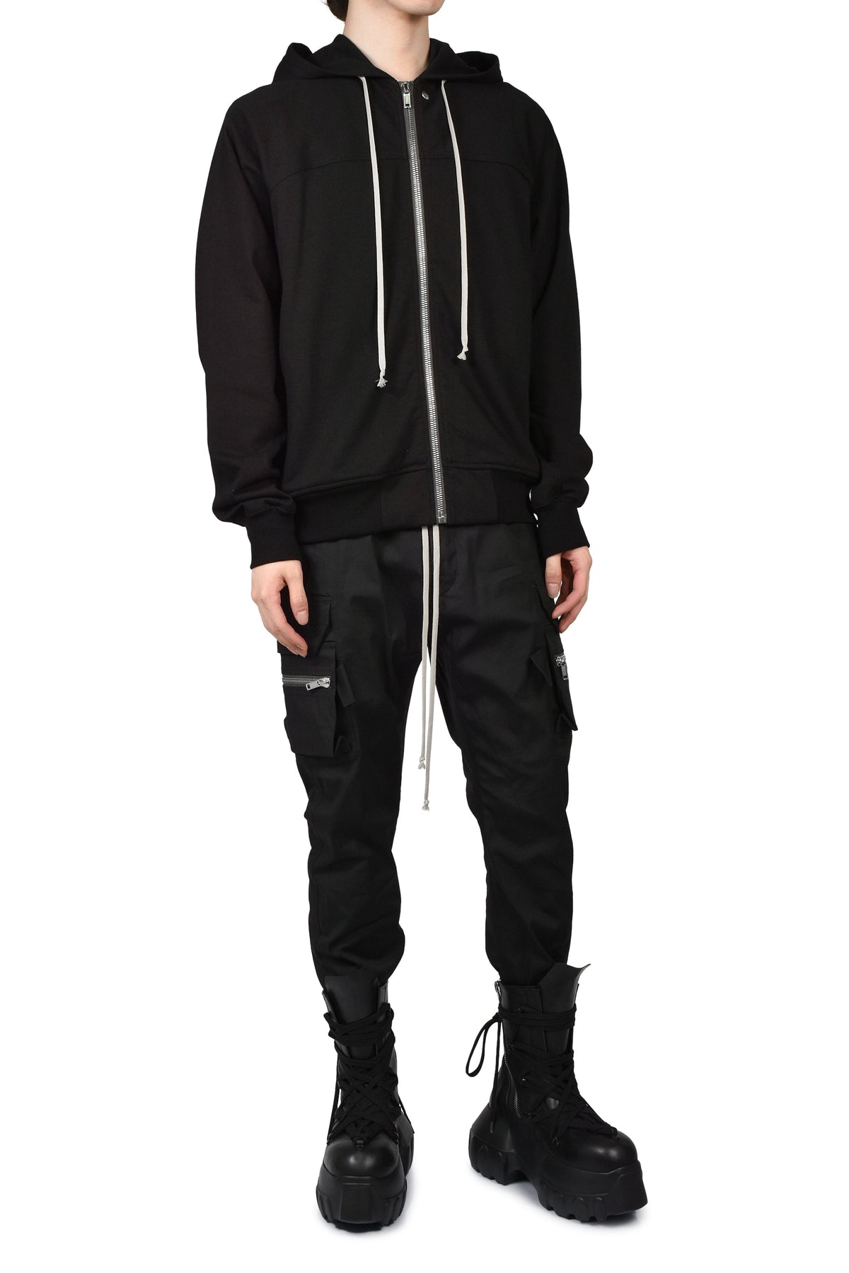 Rick Owens リックオウエンス 【本物保証】 パーカー、ストリートスタイル、メンズ   WINDBREAKER / BLK