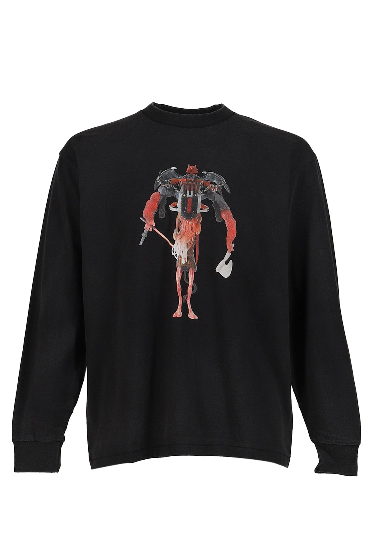SHT【本物保証】 Tシャツ、ストリートスタイル、メンズHEARTWORK L/S TEE / BLK