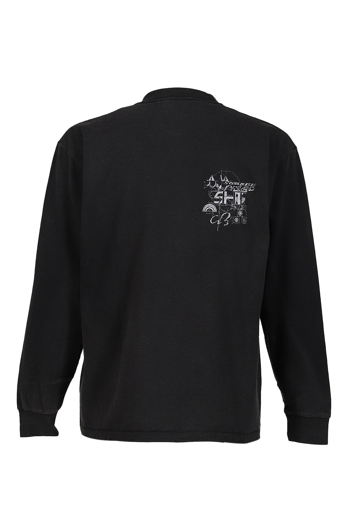 SHT【本物保証】 Tシャツ、ストリートスタイル、メンズHEARTWORK L/S TEE / BLK