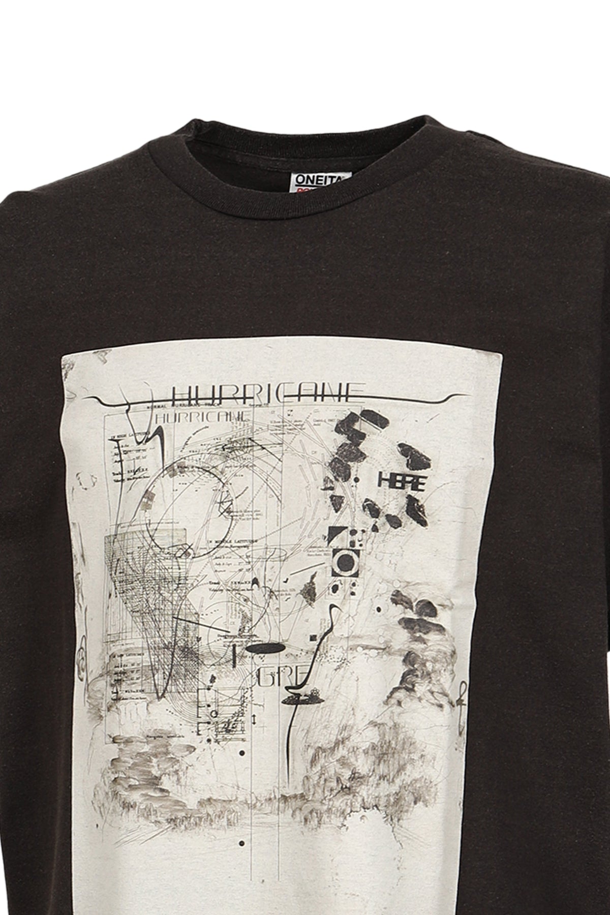 SHT 【本物保証】Tシャツ、ストリートスタイル、メンズRISE UP THE VALLEY LIKE A HURRICANE TEE / BLK