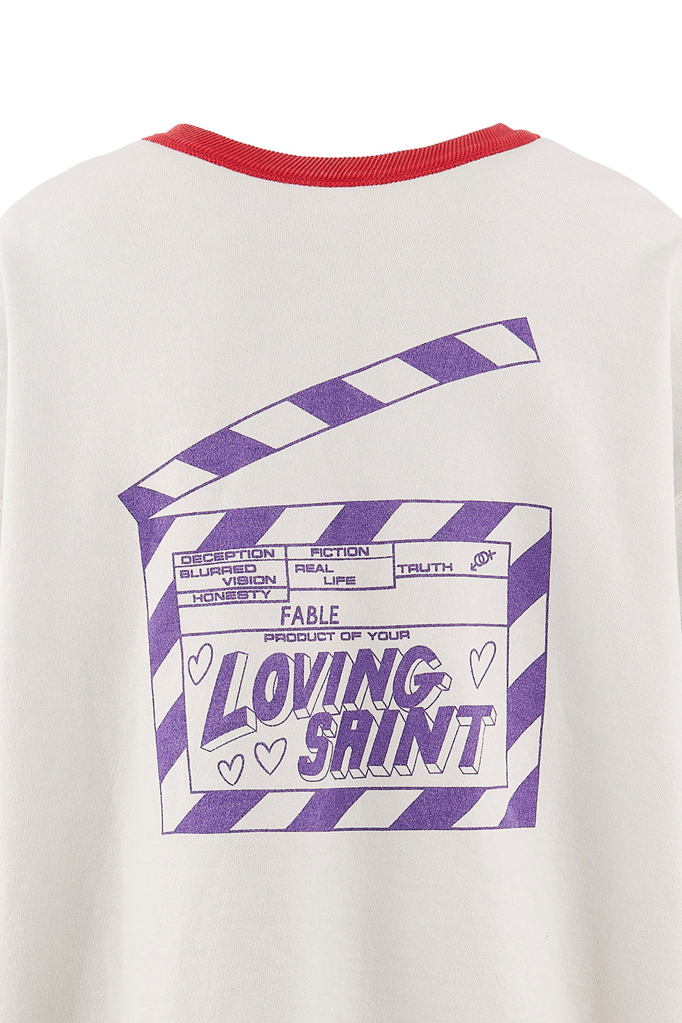 SAINT Mxxxxxx 【本物保証】 パーカー・スウェット ストリート系 メンズ CRW NECK SWT/I LOVE SAINT / WHT