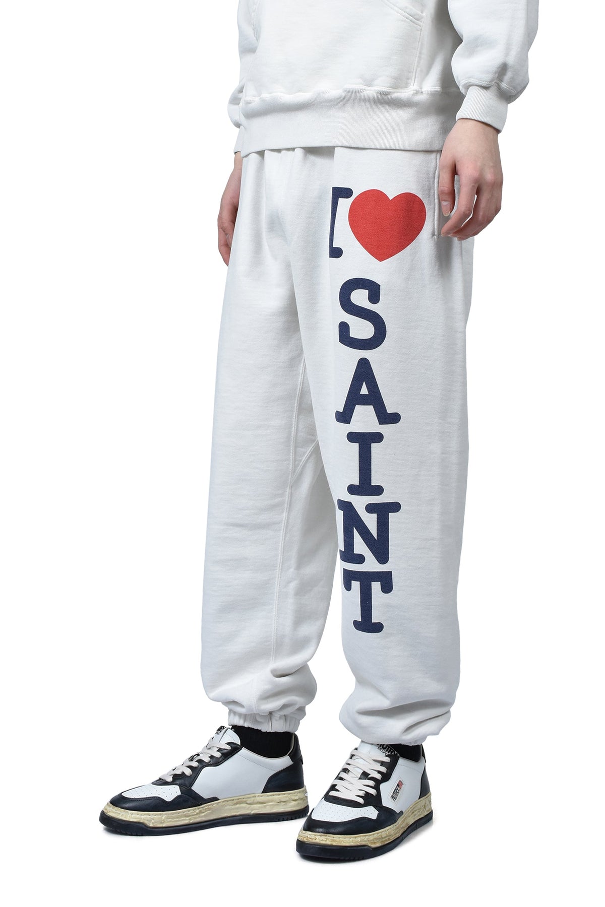 SAINT Mxxxxxx 【本物保証】 スウェットパンツ ストリート系 メンズ SWEAT PANTS/I LOVE SAINT / WHT