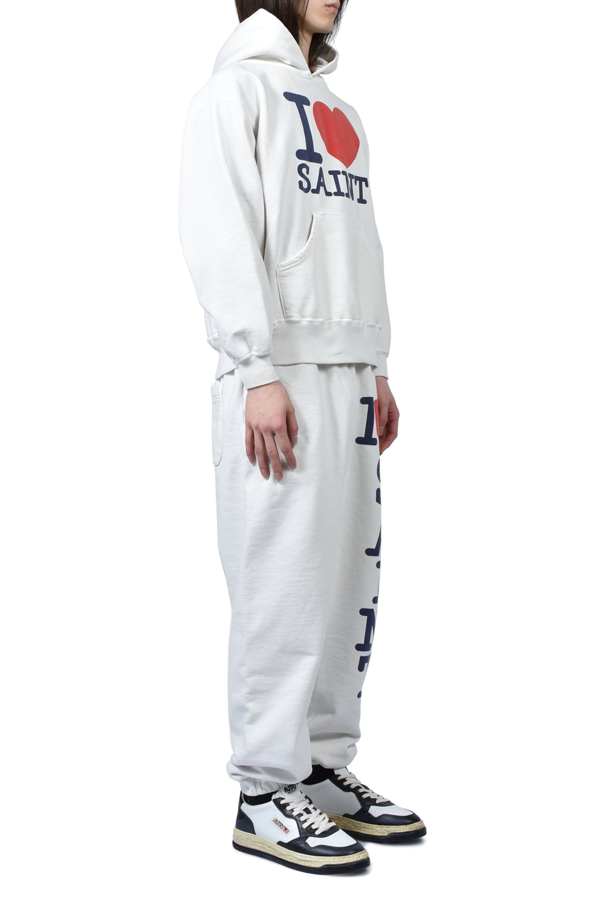 SAINT Mxxxxxx 【本物保証】 スウェットパンツ ストリート系 メンズ SWEAT PANTS/I LOVE SAINT / WHT