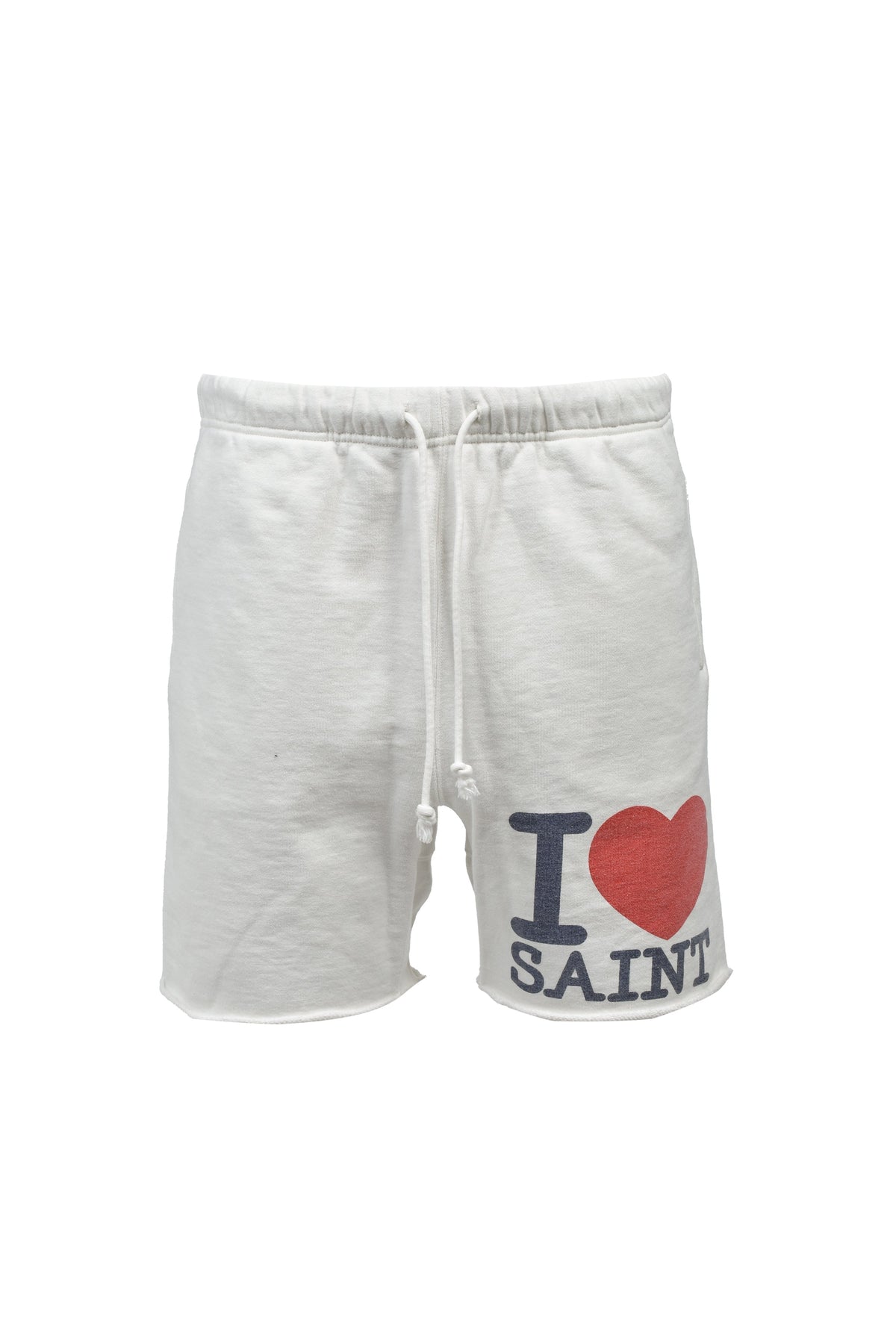 SAINT Mxxxxxx 【本物保証】 ショートパンツ ストリート系 メンズ SWEAT SHORTS/I LOVE SAINT / WHT