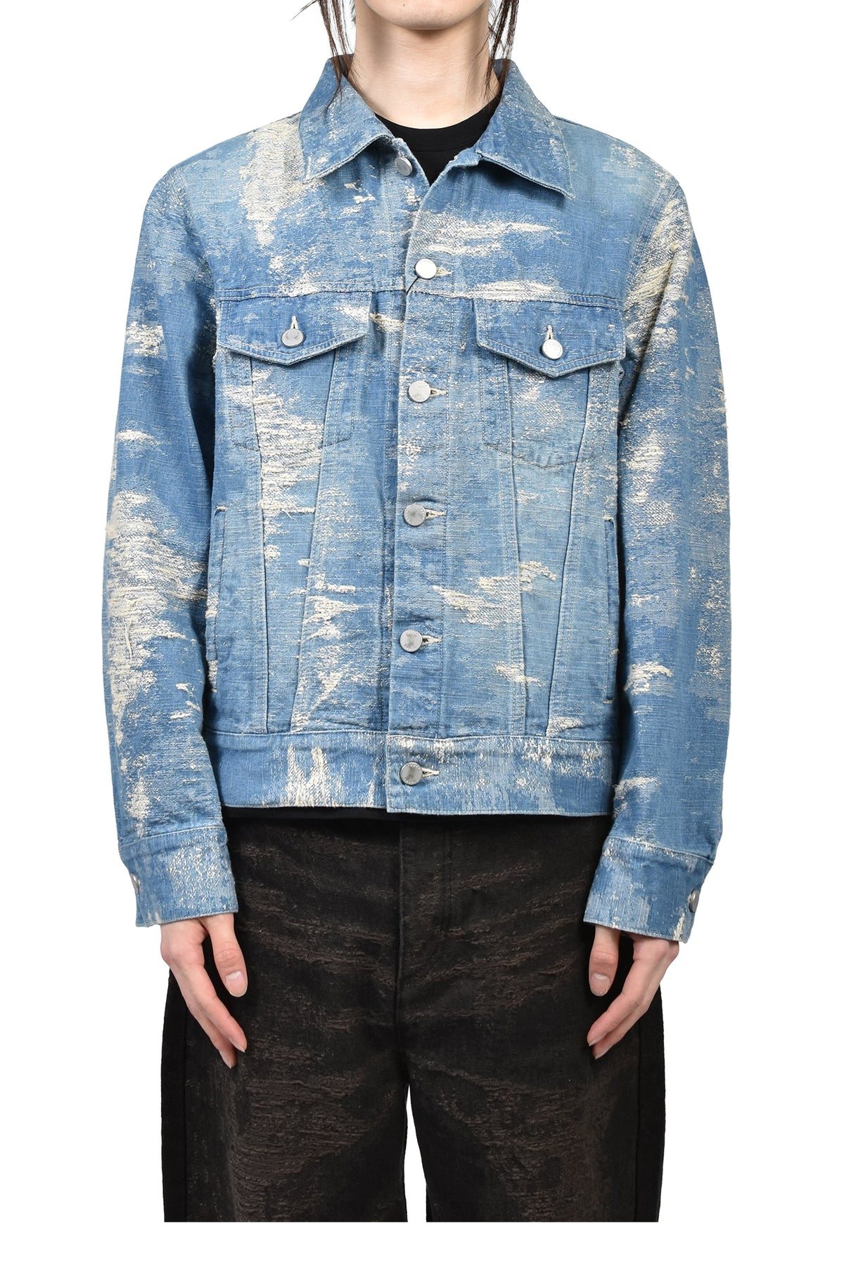 TAAKK ターク 【本物保証】 ジャケット ストリート系 メンズ 3RD TYPE DENIM JACKET / INDIGO BLEACH