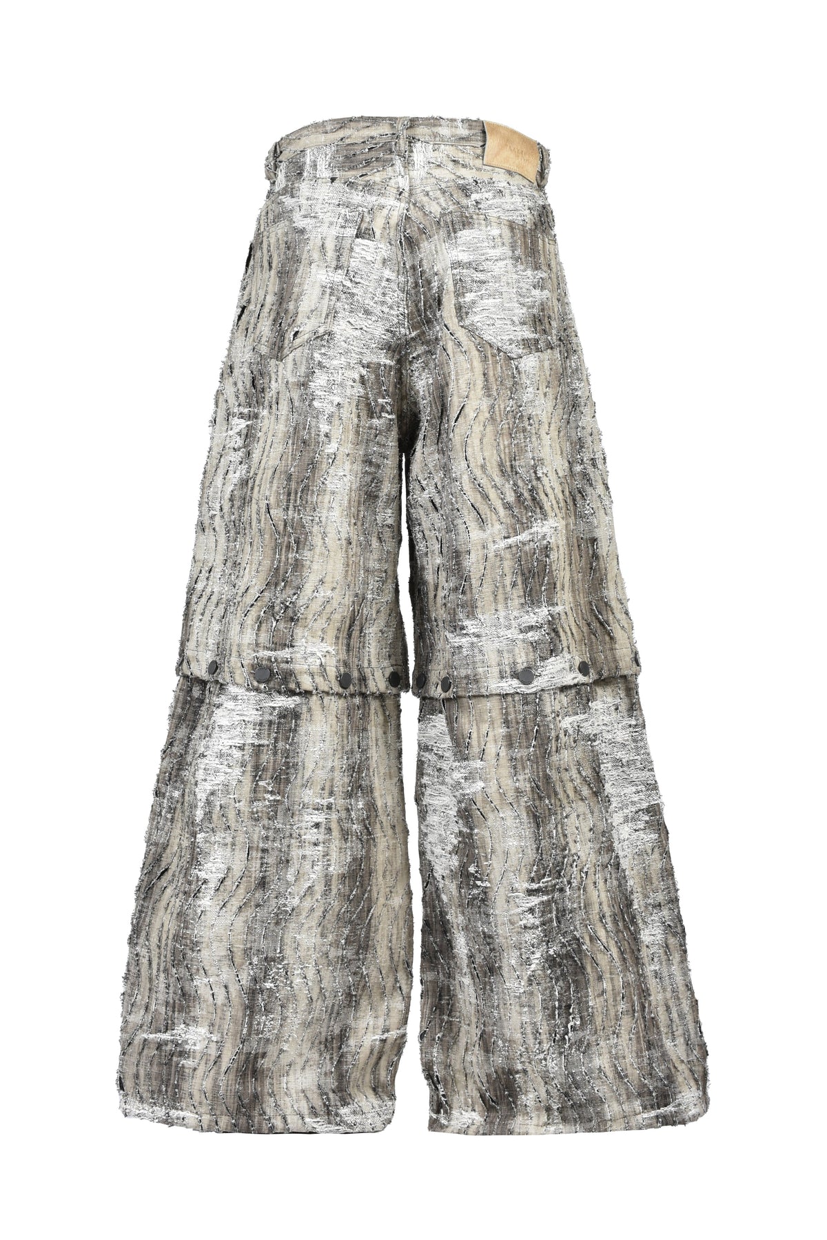 TAAKK ターク 【本物保証】 デニムパンツ ストリート系 メンズ CONVERTIBLE BLEACHED DENIM PANTS (20TH EXCLUSIVE) / BLK