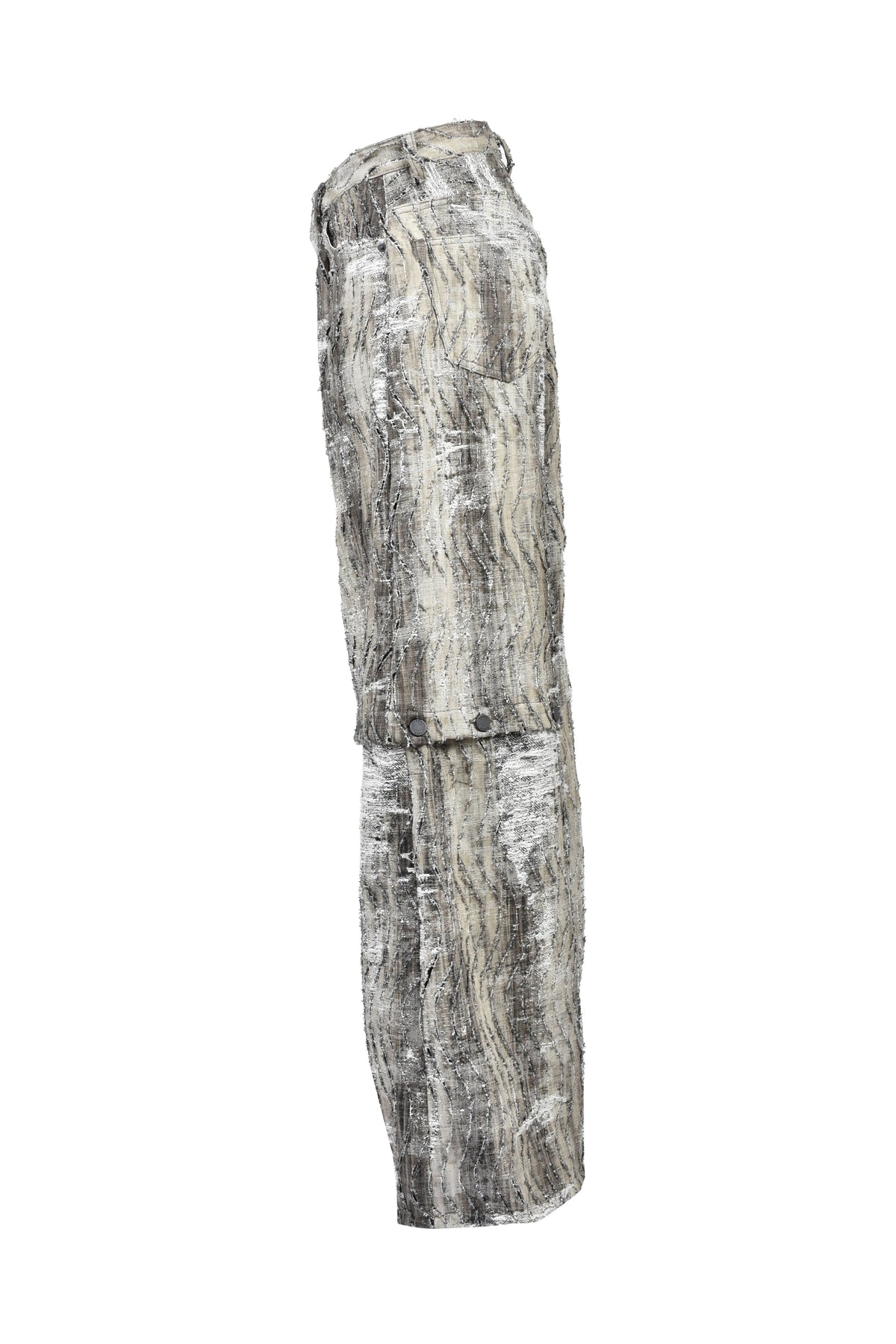 TAAKK ターク 【本物保証】 デニムパンツ ストリート系 メンズ CONVERTIBLE BLEACHED DENIM PANTS (20TH EXCLUSIVE) / BLK