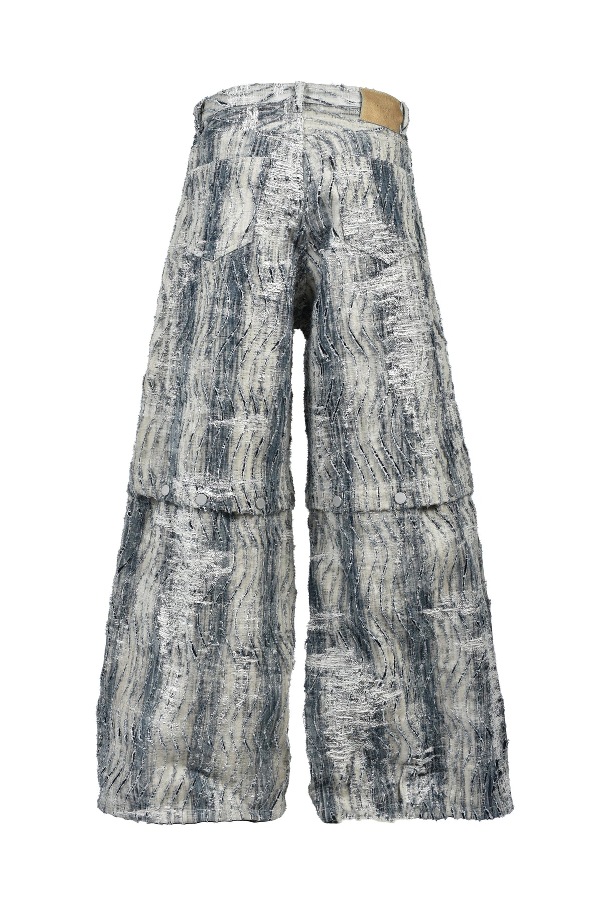 TAAKK ターク 【本物保証】 デニムパンツ ストリート系 メンズ CONVERTIBLE BLEACHED DENIM PANTS (20TH EXCLUSIVE) / IND