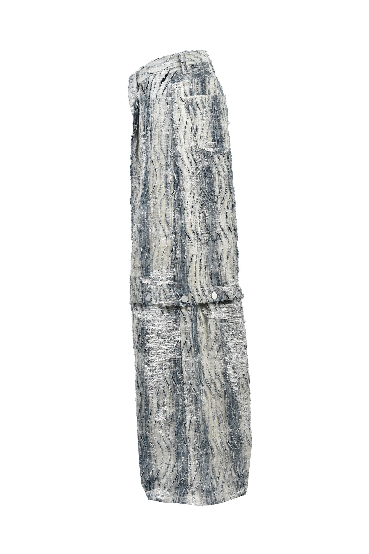 TAAKK ターク 【本物保証】 デニムパンツ ストリート系 メンズ CONVERTIBLE BLEACHED DENIM PANTS (20TH EXCLUSIVE) / IND