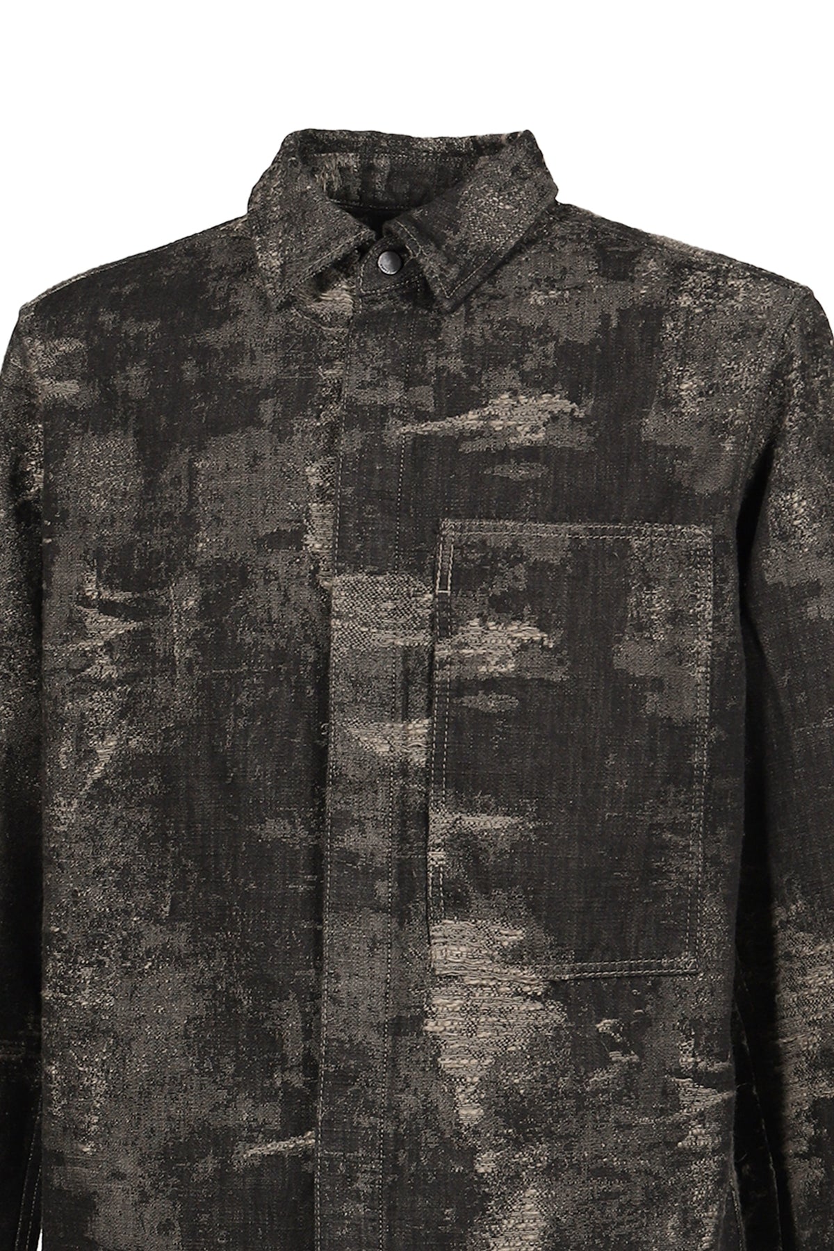 TAAKK ターク 【本物保証】 シャツ、ストリートスタイル、メンズ DENIM SHIRTS / GRY