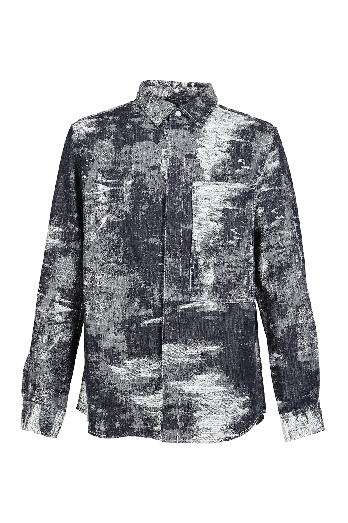 TAAKK ターク 【本物保証】 シャツ、ストリートスタイル、メンズ DENIM SHIRTS / GRY