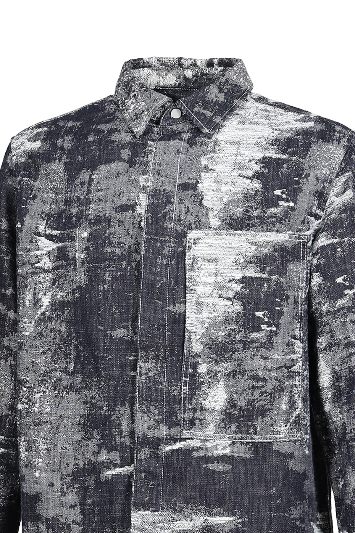 TAAKK ターク 【本物保証】 シャツ、ストリートスタイル、メンズ DENIM SHIRTS / GRY