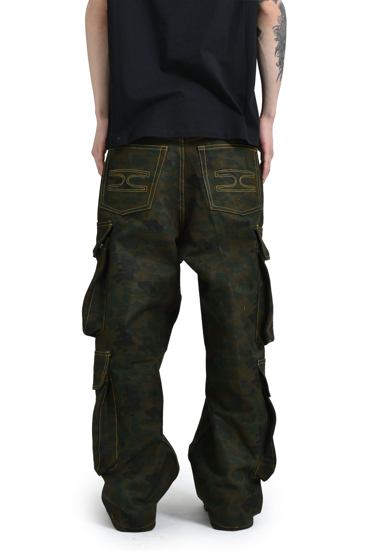 The Edge of Earth(TM) ジ エッジ オブ アース" 【本物保証】 カーゴパンツ ストリート系 メンズ HANZO CARGOS / CAMO