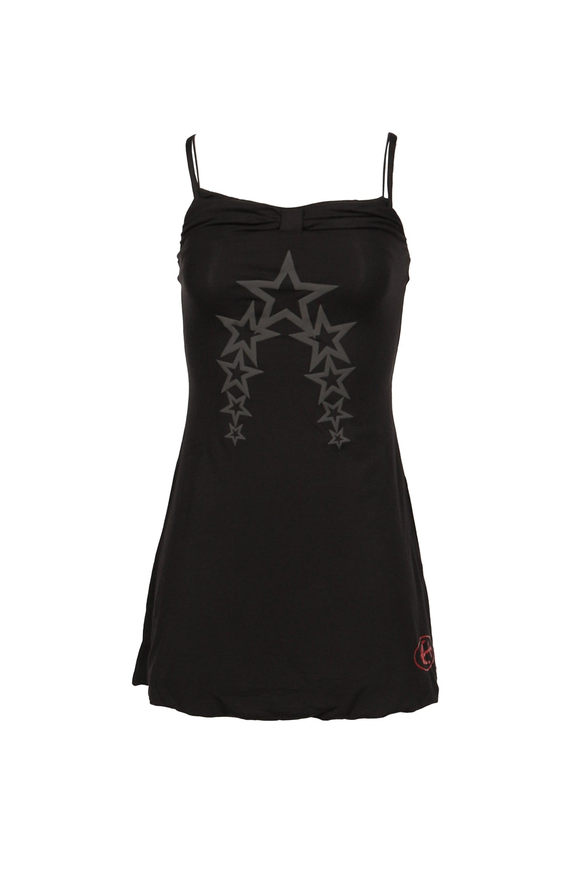 Anomalies Department 【本物保証】 ワンピース ストリート系 レディース BLACK LAYERED FAUX TWO-PIECE SLIP DRESS / BLK