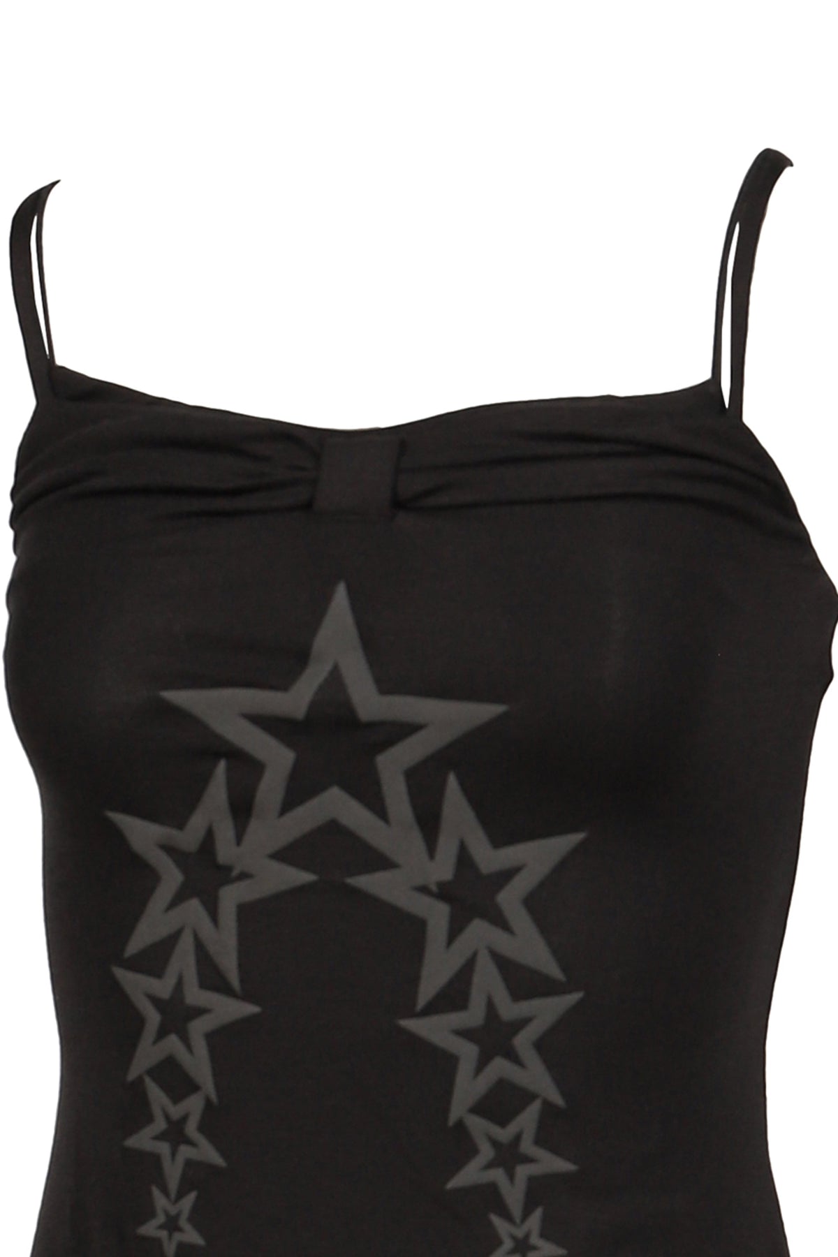 Anomalies Department 【本物保証】 ワンピース ストリート系 レディース BLACK LAYERED FAUX TWO-PIECE SLIP DRESS / BLK