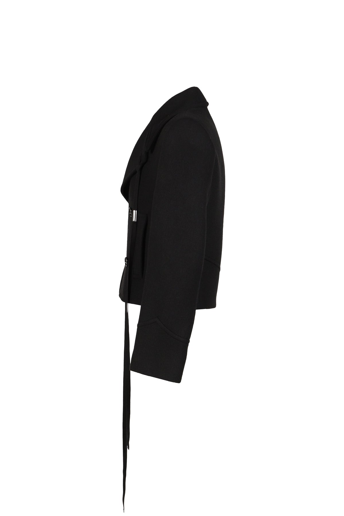 Ann Demeulemeester アン ドゥムルメステール 【本物保証】 Coats & Jackets ストリート系 メンズ DALMAR DOUBLE BREASTED SHORT CABAN / BLK