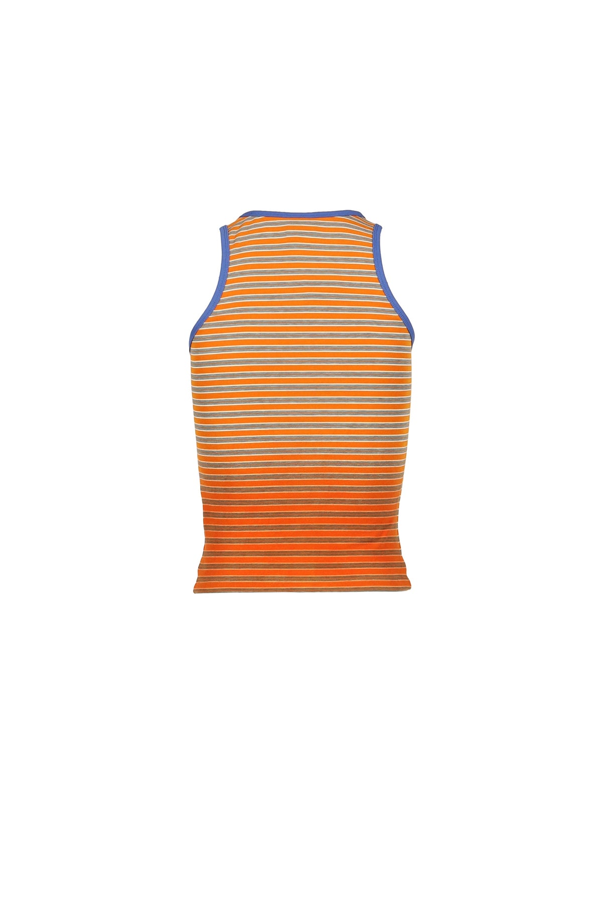 Anomalies Department 【本物保証】 シャツ ストリート系 レディース GRADIENT STRIPED COLOR-BLOCKED VEST / ORG