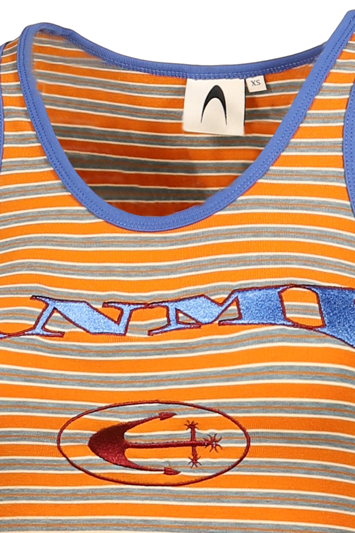 Anomalies Department 【本物保証】 シャツ ストリート系 レディース GRADIENT STRIPED COLOR-BLOCKED VEST / ORG