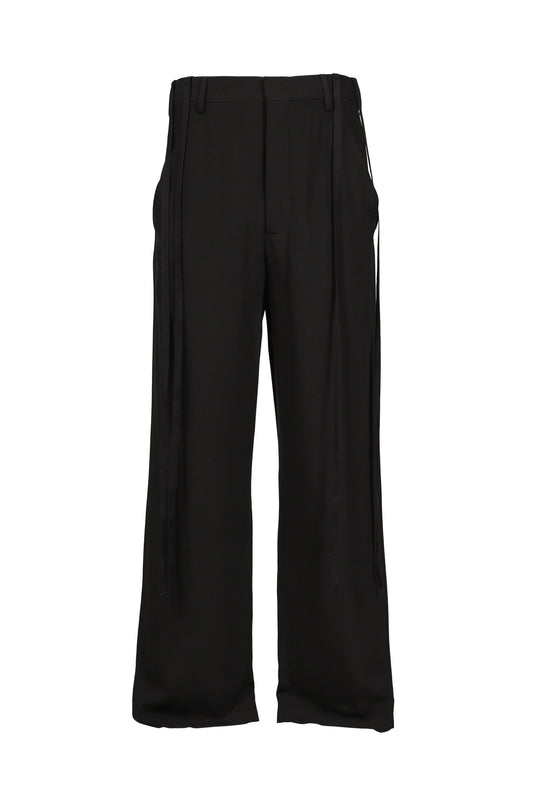 Ann Demeulemeester アン ドゥムルメステール 【本物保証】 パンツ ストリート系 メンズ LEON COMFORT FIT TROUSERS / BLK