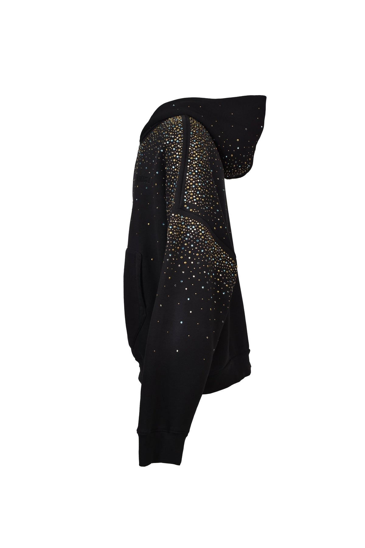 AMIRI アミリ 【本物保証】 パーカー ストリート系 メンズ CRYSTALS OS ZIP UP HOODIE / BLK