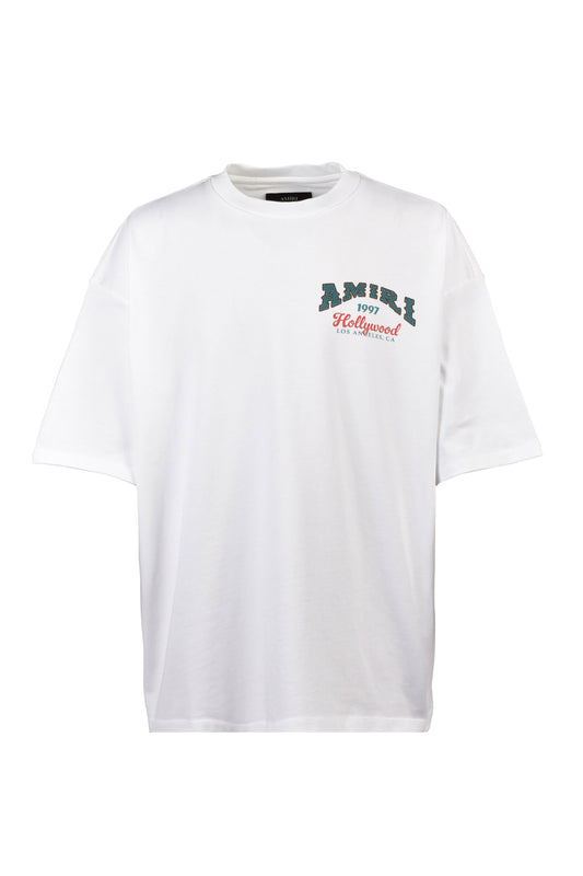 AMIRI アミリ 【本物保証】 Tシャツ ストリート系 メンズ AMIRI HOLLYWOOD OS TEE / WHT