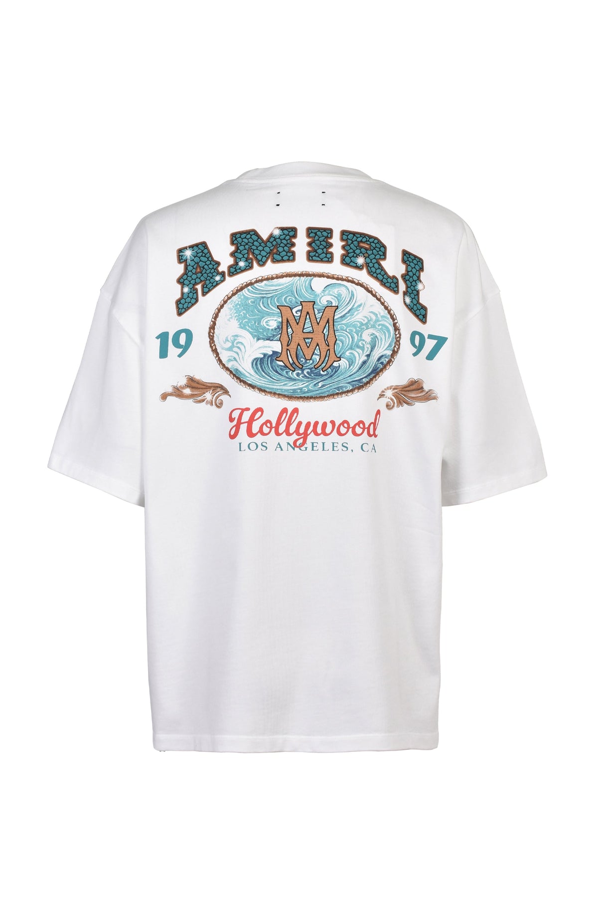AMIRI アミリ 【本物保証】 Tシャツ ストリート系 メンズ AMIRI HOLLYWOOD OS TEE / WHT