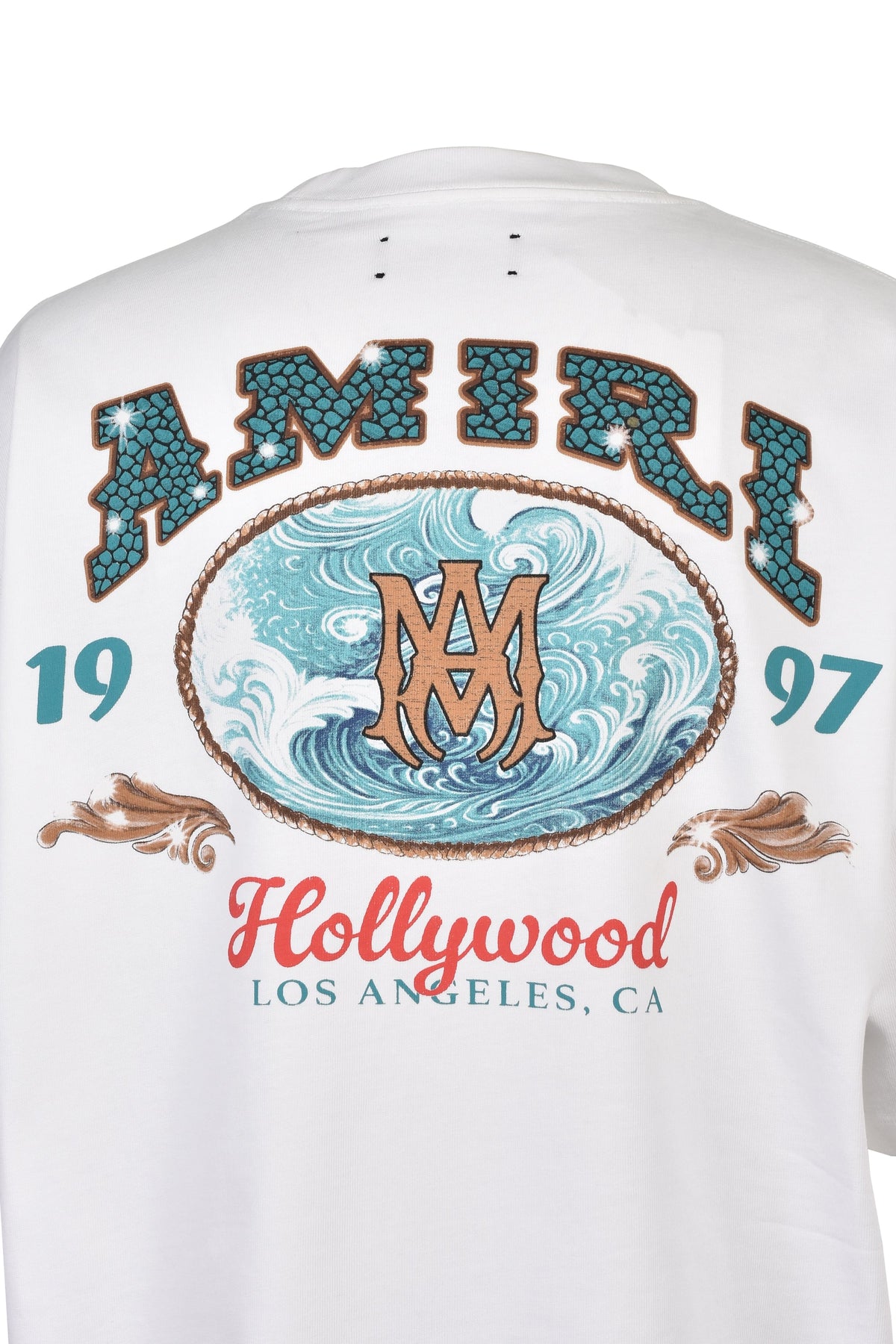 AMIRI アミリ 【本物保証】 Tシャツ ストリート系 メンズ AMIRI HOLLYWOOD OS TEE / WHT