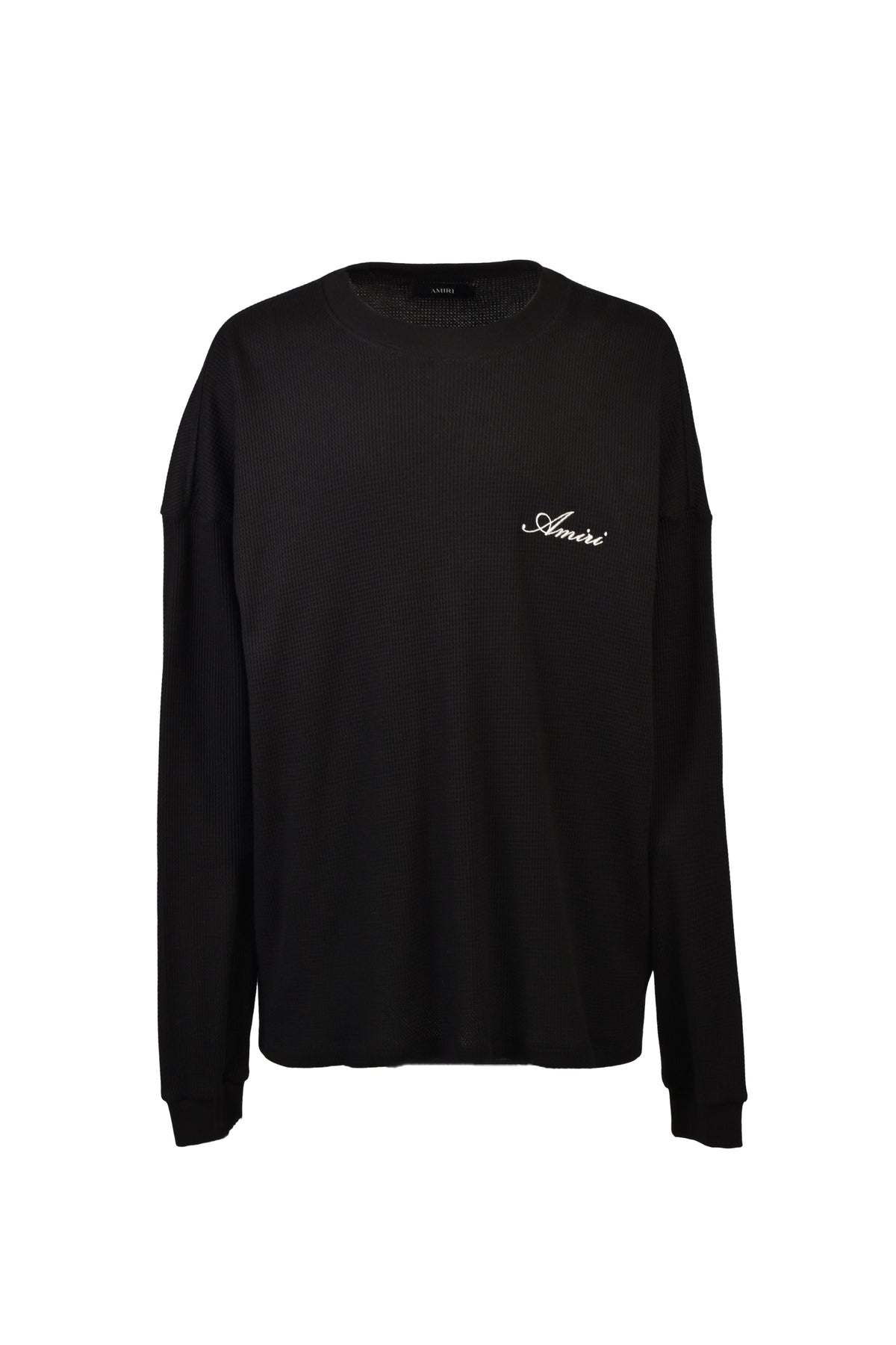 AMIRI アミリ 【本物保証】 Tシャツ ストリート系 メンズ SMOKING WOLF OS WAFFLE CREW / BLK