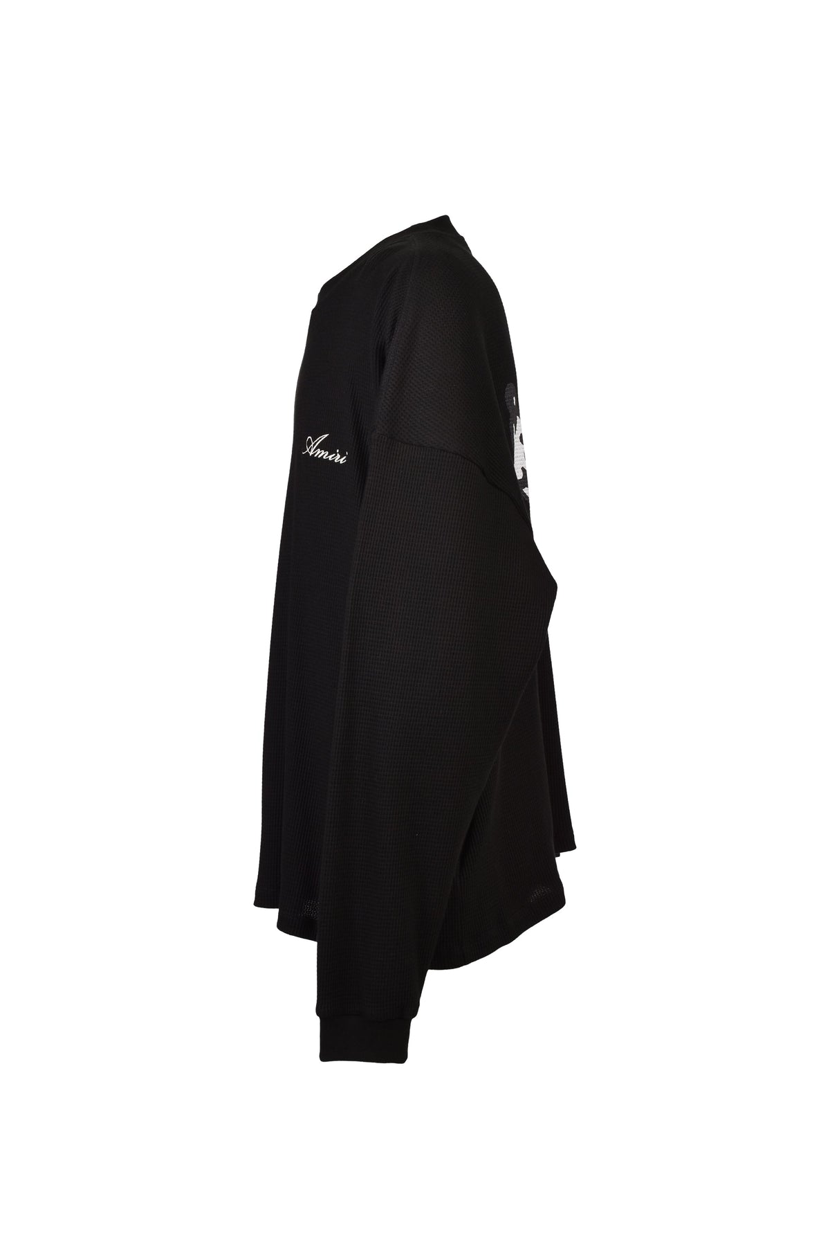 AMIRI アミリ 【本物保証】 Tシャツ ストリート系 メンズ SMOKING WOLF OS WAFFLE CREW / BLK