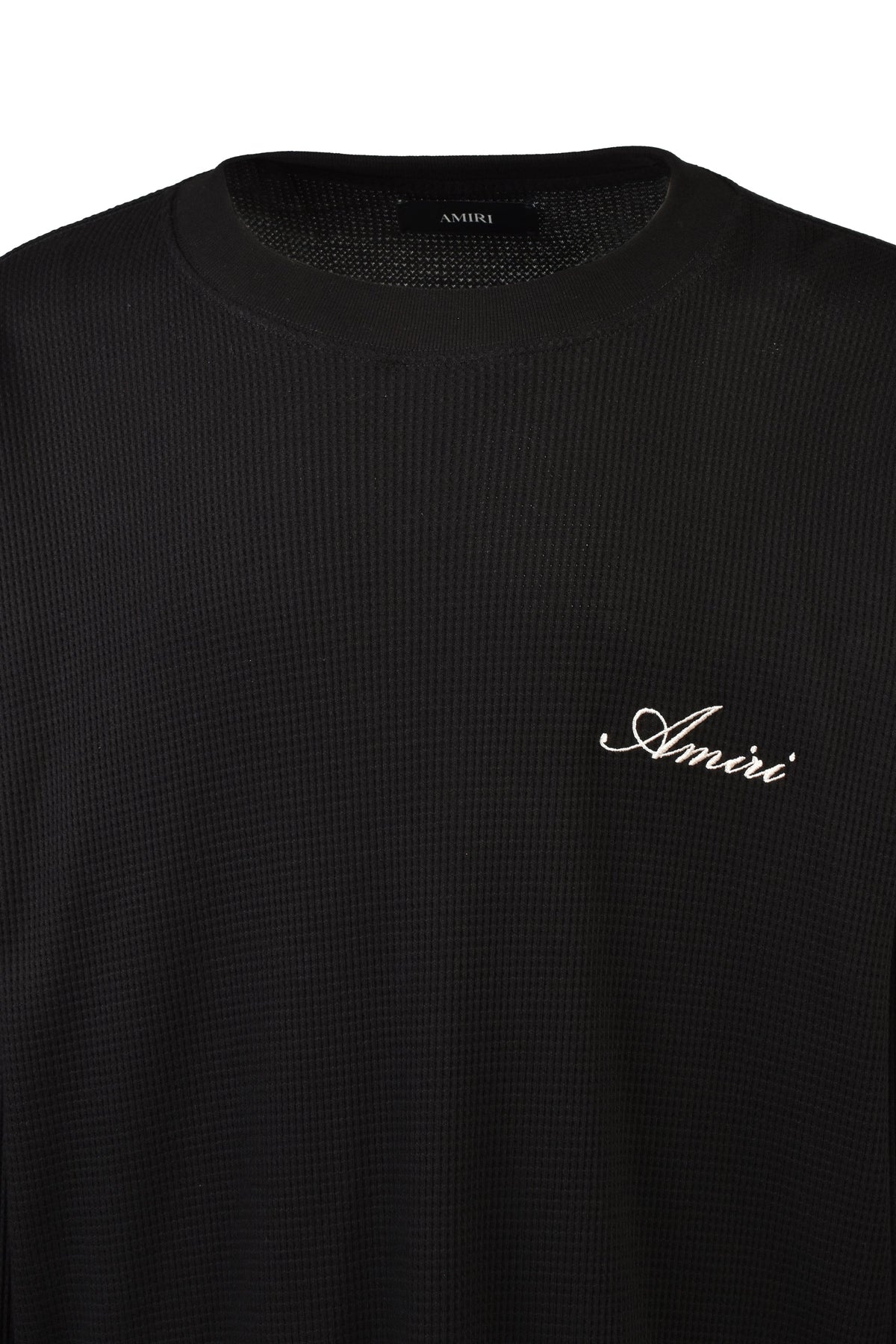 AMIRI アミリ 【本物保証】 Tシャツ ストリート系 メンズ SMOKING WOLF OS WAFFLE CREW / BLK