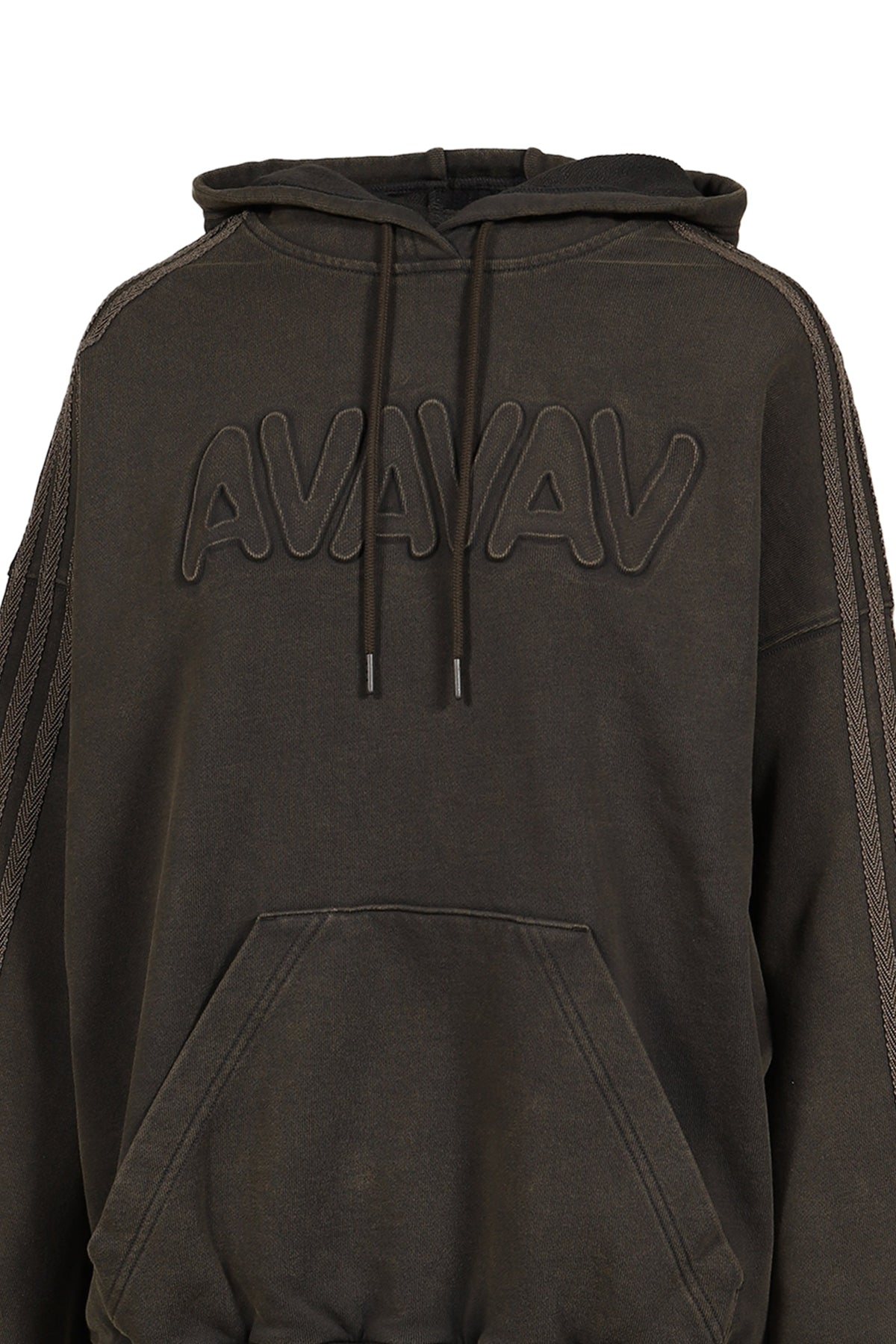adidas Originals × AVAVAV 【本物保証】 パーカー ストリート系 メンズ AVAVAV SHOULDERLESS HOODIE / CARBON