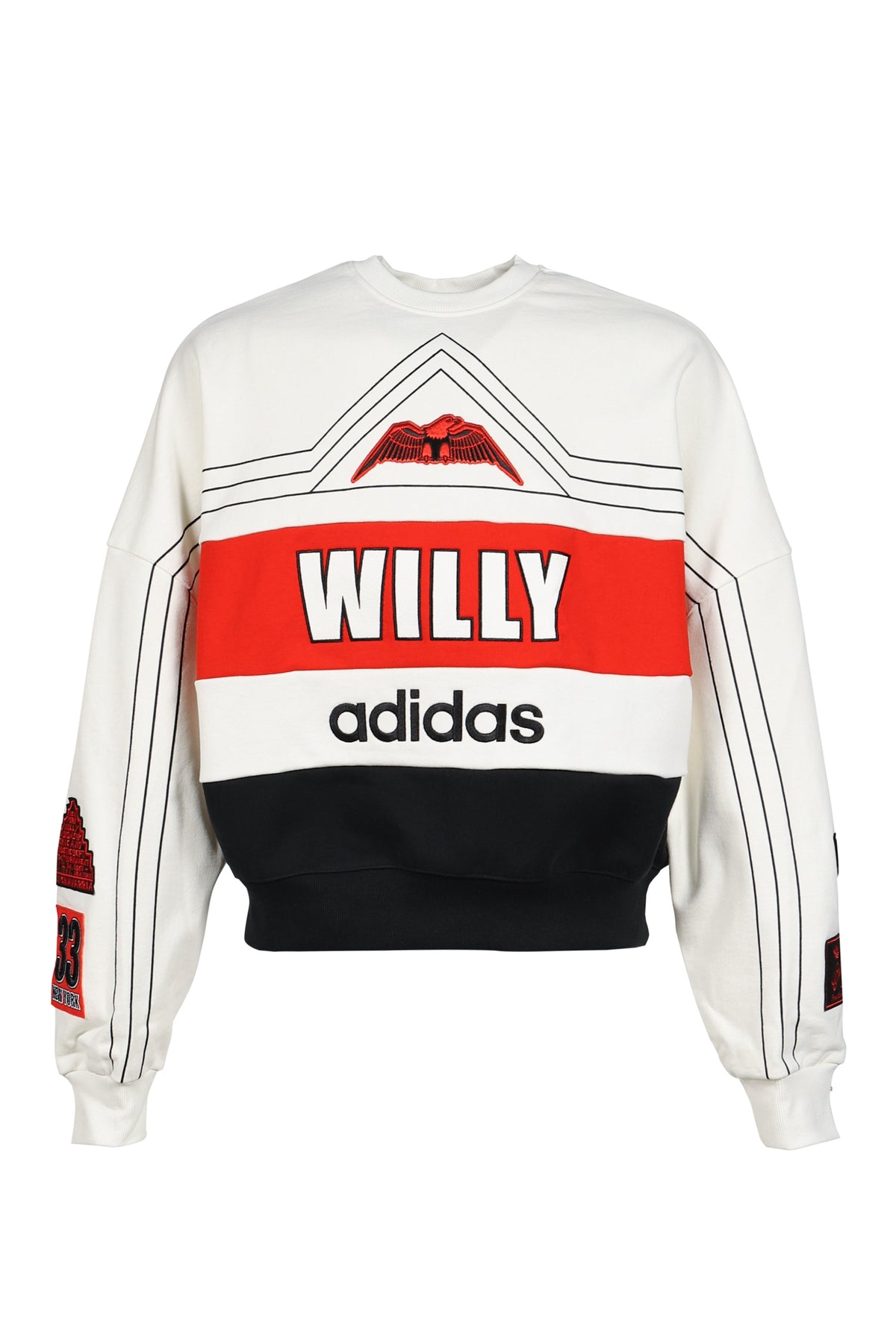 adidas Originals × WILLY CHAVARRIA 【本物保証】 パーカー・スウェット ストリート系 メンズ WC NY BALL CREW / OFF WHT