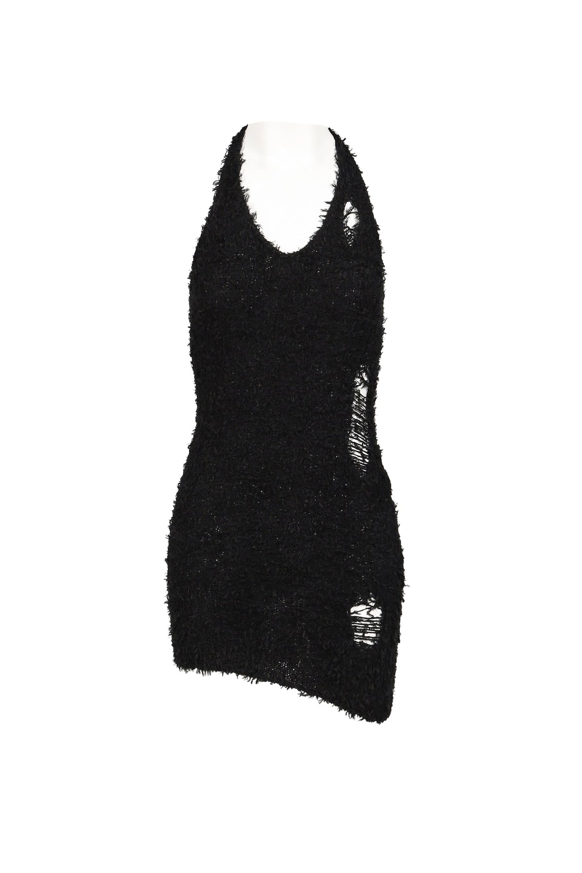 BOHEMSEO ボヘムソ 【本物保証】 ワンピース ストリート系 レディース BOUCLE DAMAGE MINI-DRESS / BLK