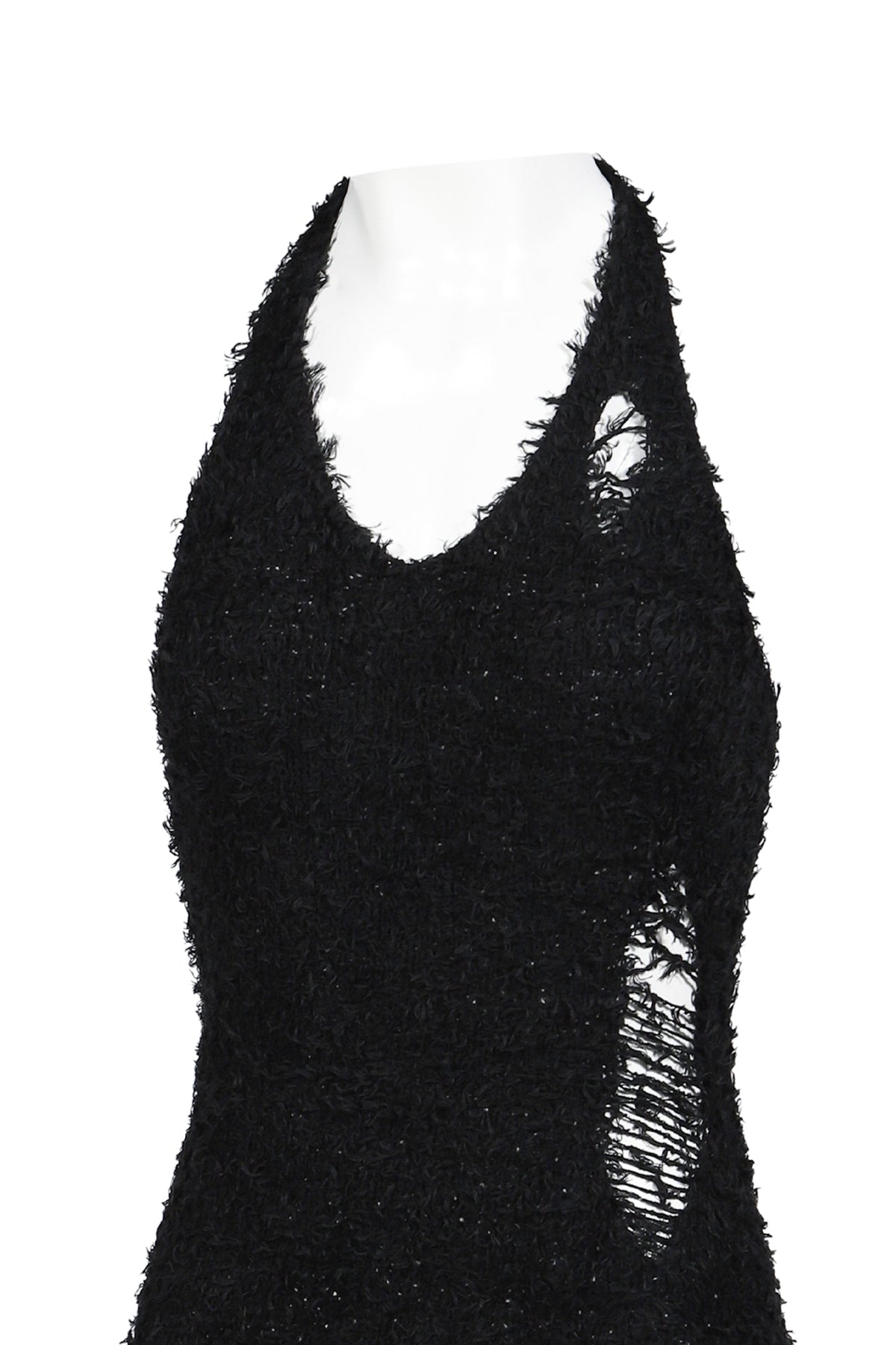 BOHEMSEO ボヘムソ 【本物保証】 ワンピース ストリート系 レディース BOUCLE DAMAGE MINI-DRESS / BLK