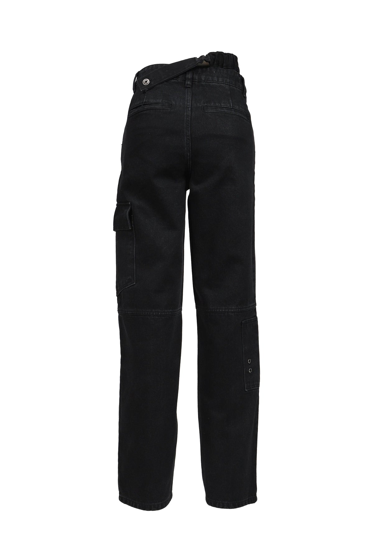 BOHEMSEO ボヘムソ 【本物保証】 パンツ ストリート系 レディース CROSS WAIST WIDE PANTS / BLK