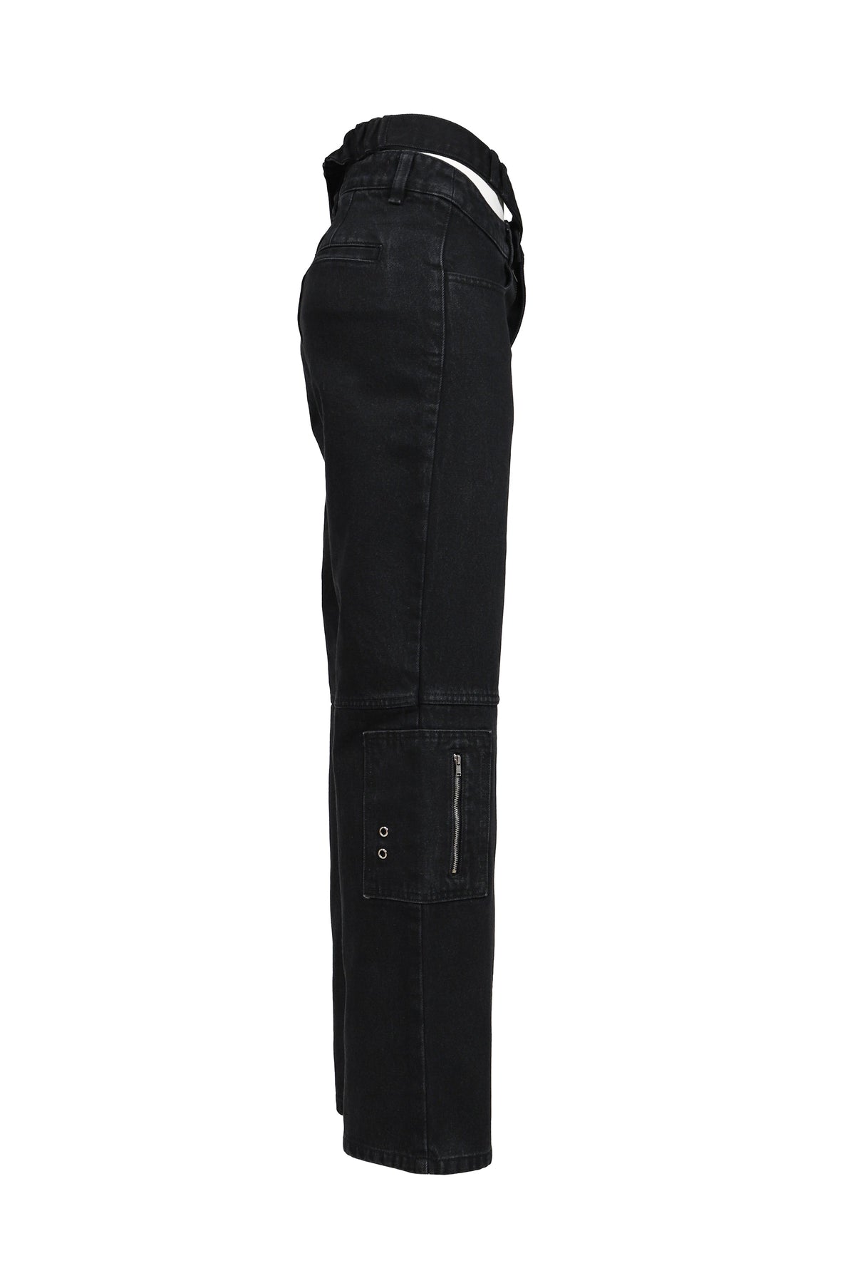 BOHEMSEO ボヘムソ 【本物保証】 パンツ ストリート系 レディース CROSS WAIST WIDE PANTS / BLK