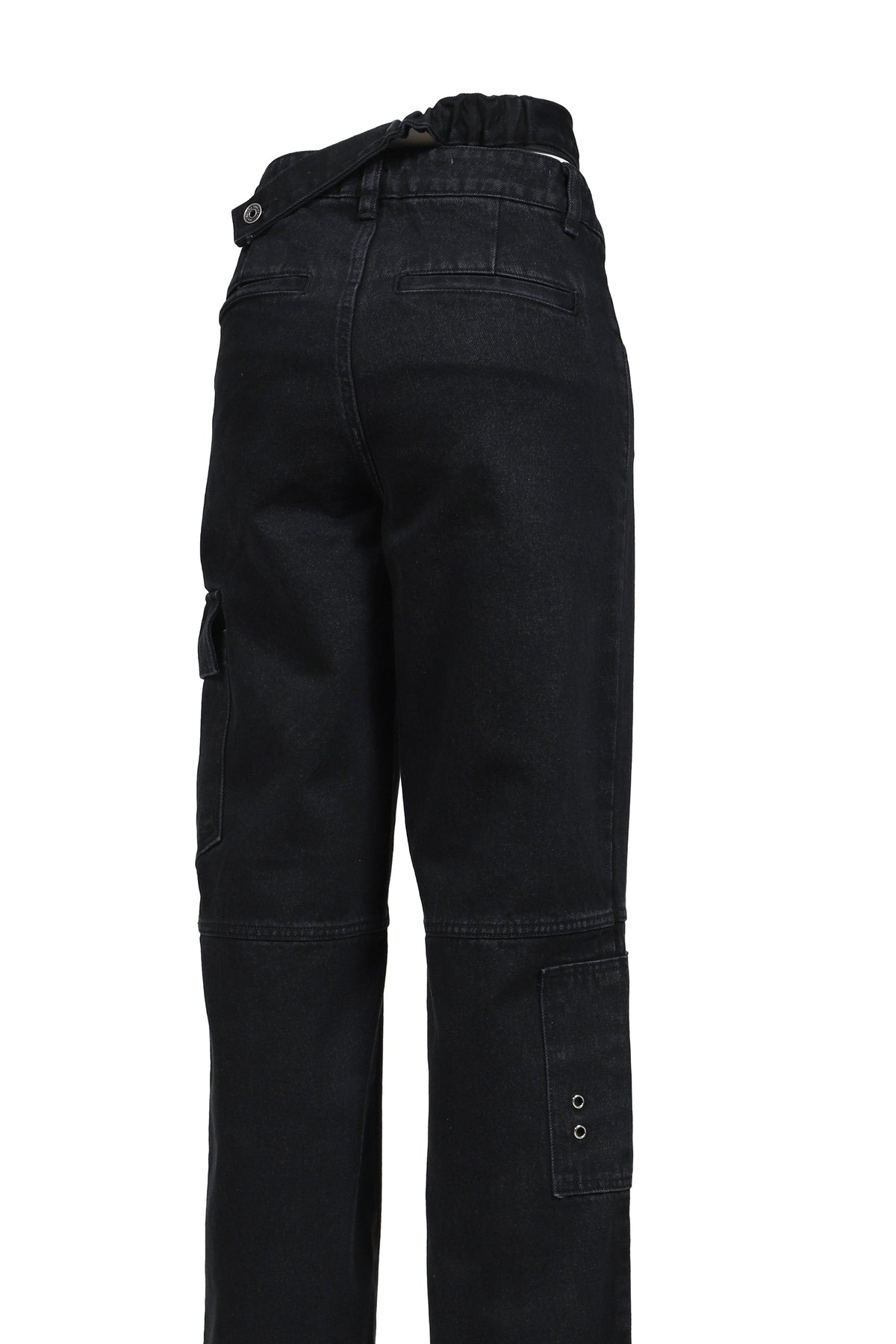 BOHEMSEO ボヘムソ 【本物保証】 パンツ ストリート系 レディース CROSS WAIST WIDE PANTS / BLK