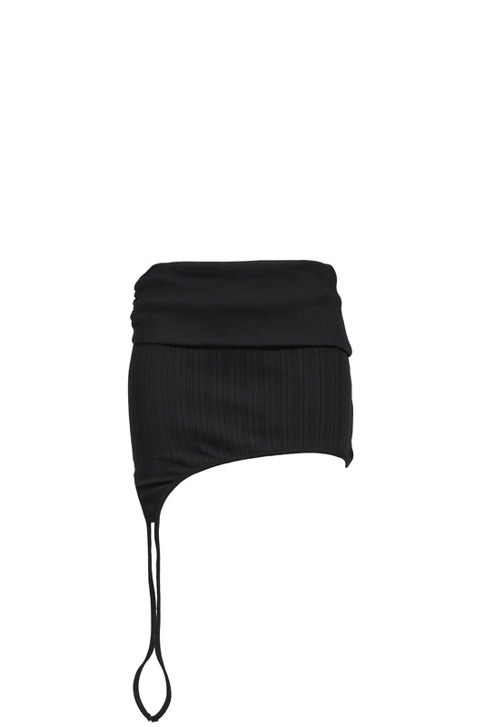 BOHEMSEO ボヘムソ 【本物保証】 スカート ストリート系 レディース FOLDED MINI SKIRT / BLK