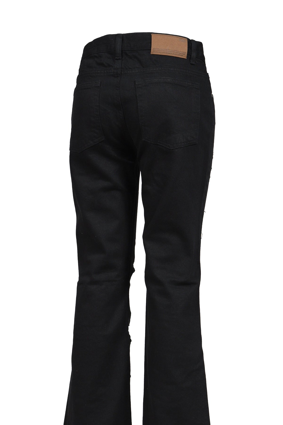 BOHEMSEO ボヘムソ 【本物保証】 ブーツ ストリート系 レディース OPEN DESTROYED SEMI-BOOTCUT / BLK