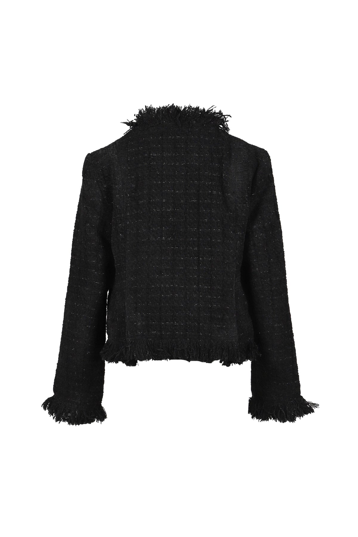 BOHEMSEO ボヘムソ 【本物保証】 ジャケット ストリート系 レディース ROUGH FRAYED TWEED JACKET / BLK